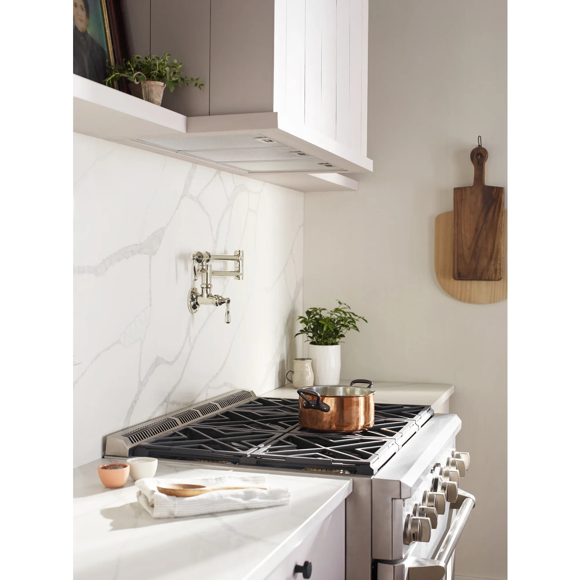 Traditional Two-Handle Pot Filler Kitchen Faucet - Image 19