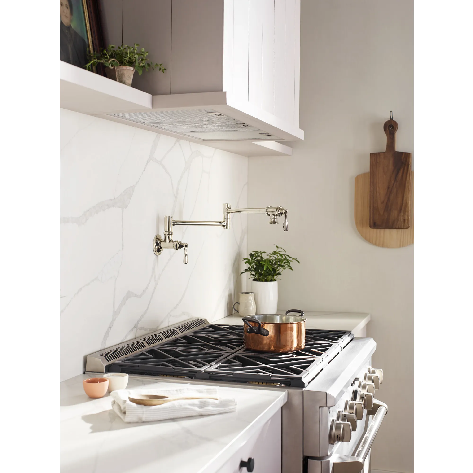 Traditional Two-Handle Pot Filler Kitchen Faucet - Image 21