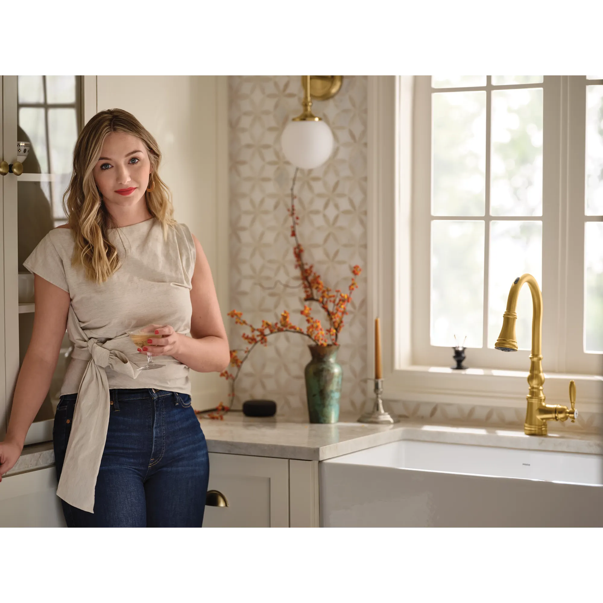 Weymouth Motion Control Smart Kitchen Faucet In - One Handle High Arc Pulldown - Image 30