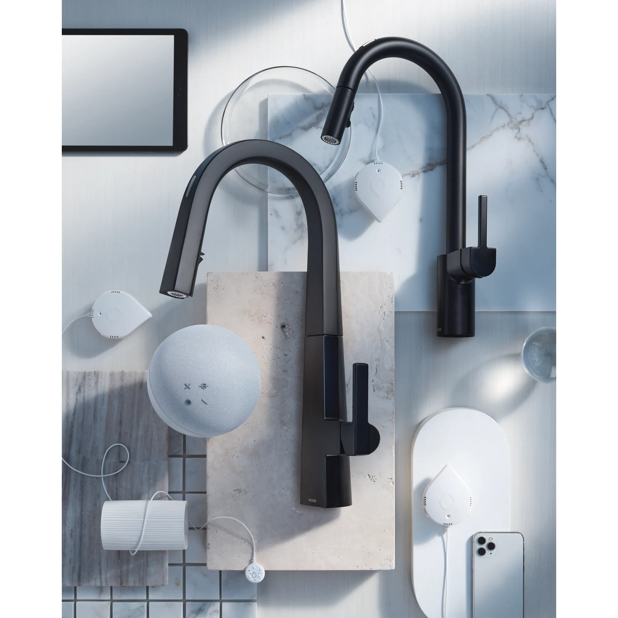 Align Smart Faucet Voice Control One-Handle High Arc Pulldown Kitchen Faucet - Image 12
