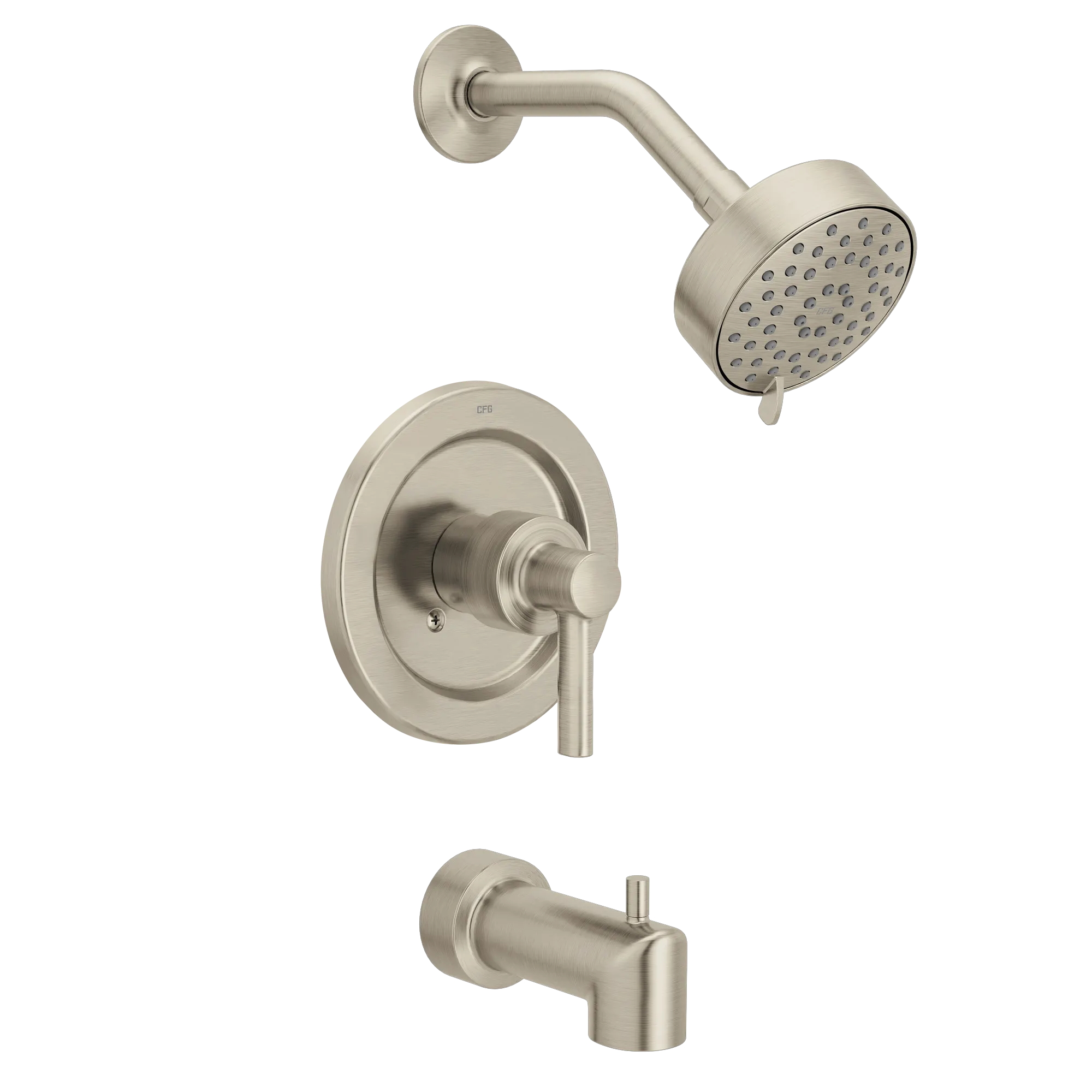 Aluma Brushed nickel cycling tub/shower - Image 4