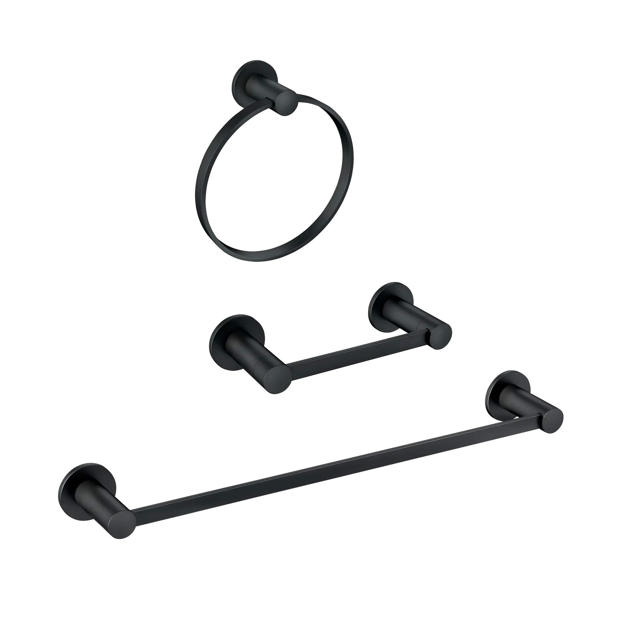 Avri Pivoting Paper Holder Towel Bar Towel Ring - Image 7