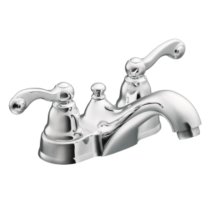 Traditional Two-Handle Low Arc Bathroom Faucet