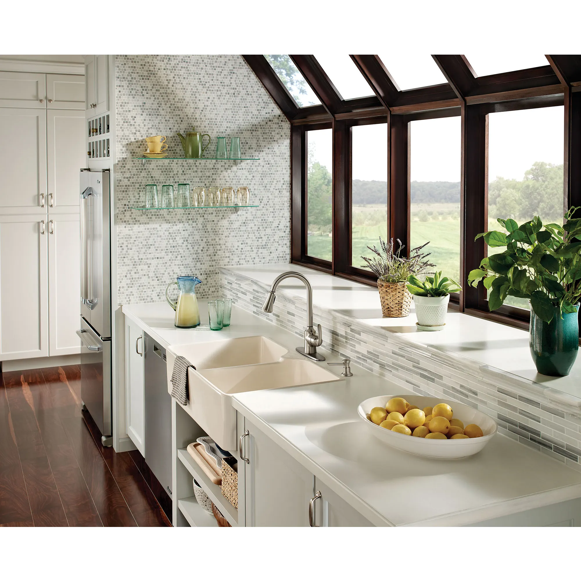 Bayhill One-Handle High Arc Pulldown Kitchen Faucet - Image 7