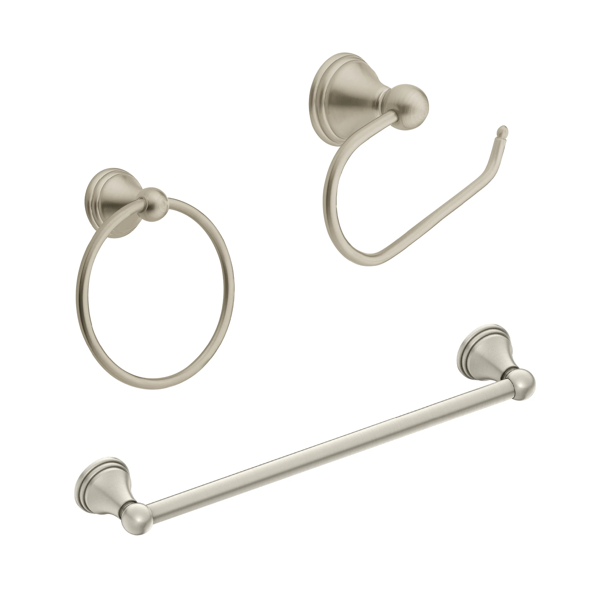 Preston Paper Holder. 18 Towel Bar. Towel Ring Accessory Kit - Image 4