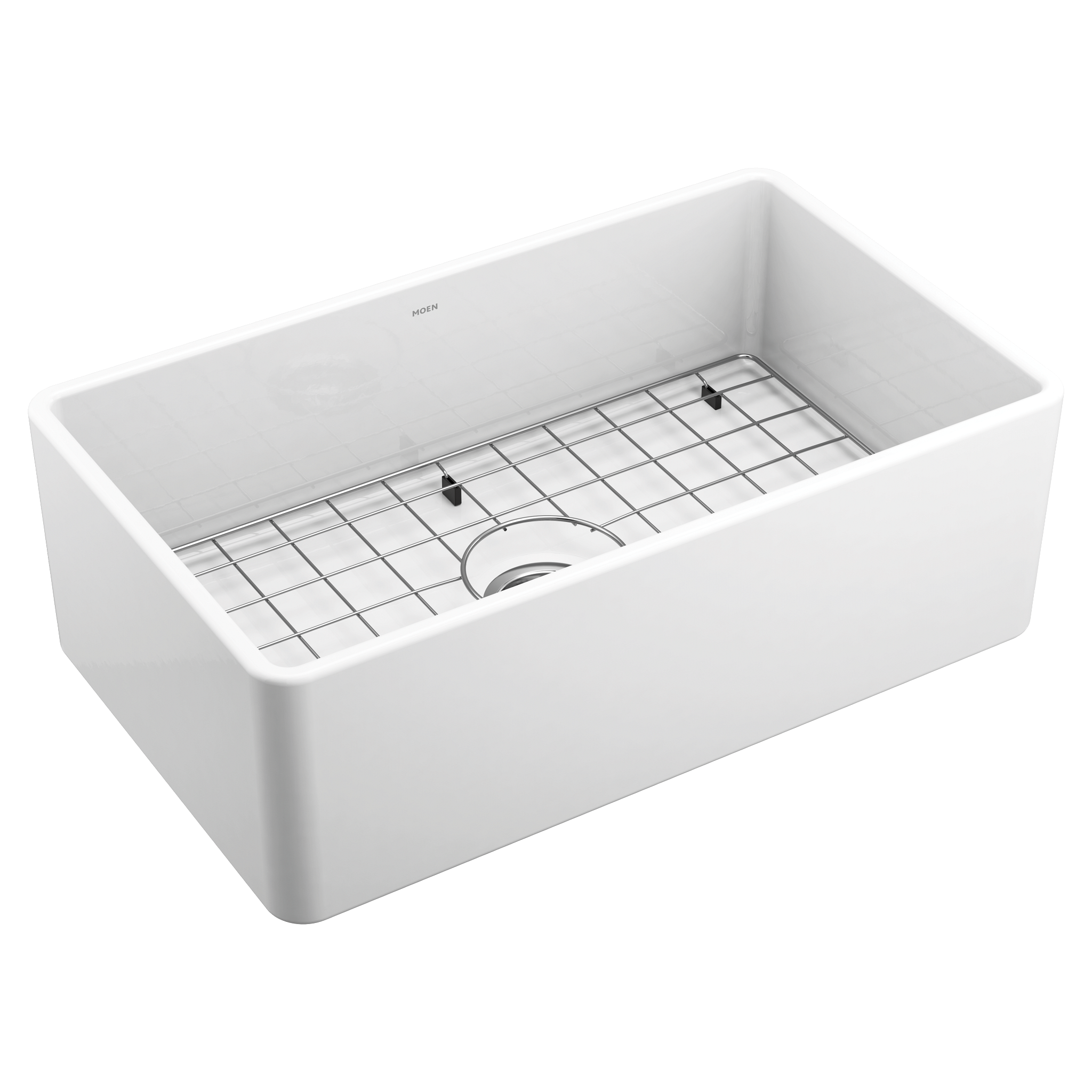 Host 30 Fireclay Undermount Apron Front Single Bowl Sink