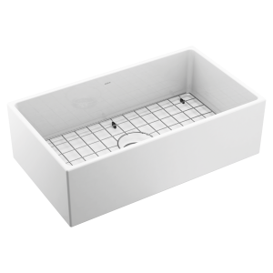 Host 33 Fireclay Undermount Apron Front Single Bowl Sink