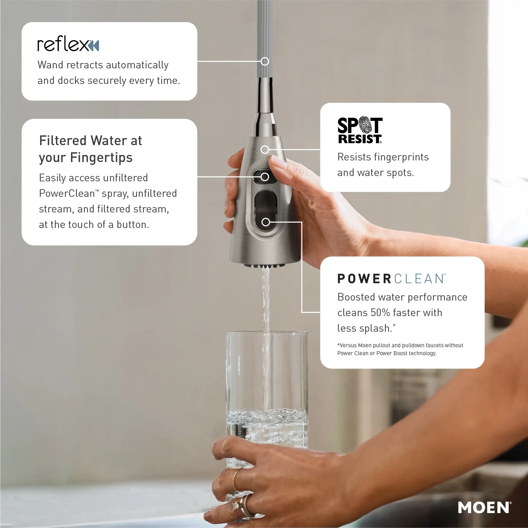 Weymouth One-Handle High Arc Kitchen Faucet - Image 12