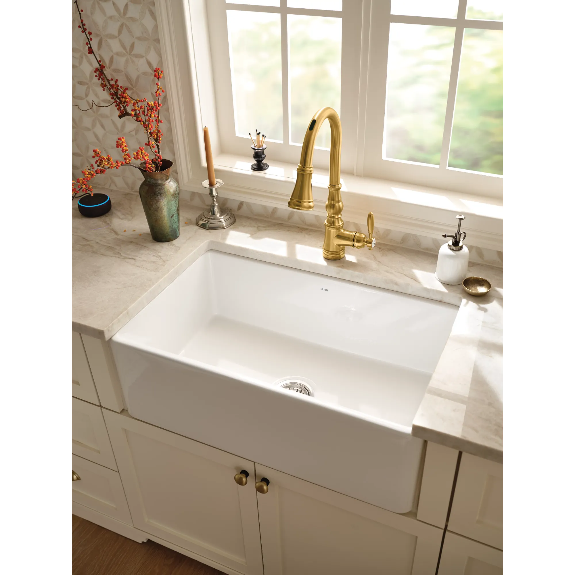 Host 33 Fireclay Undermount Apron Front Single Bowl Sink - Image 5