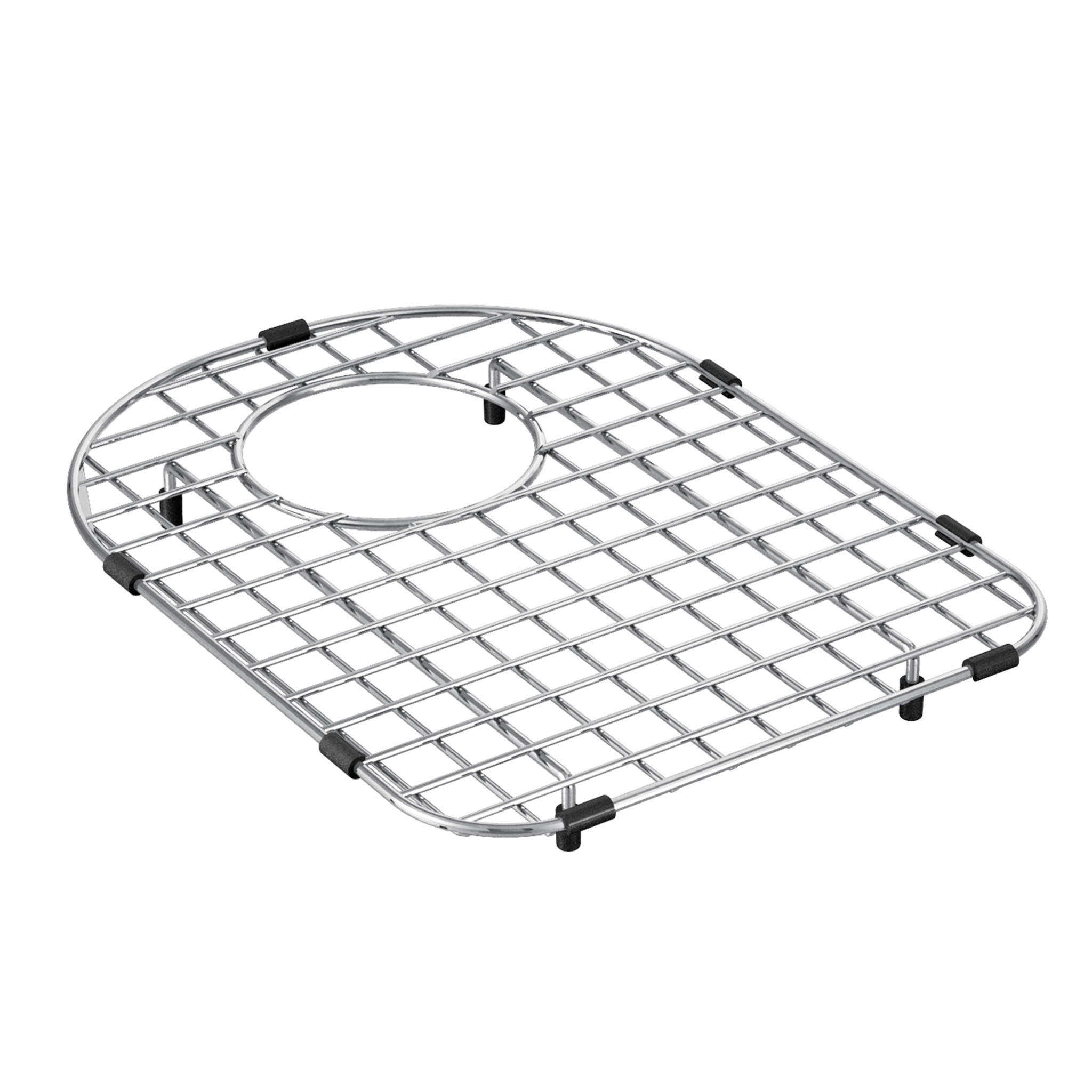 Moen Stainless D Shape Rear Drain Bottom Grid Accessory fits 13 x 16.5 Sink Bowls - Image 2