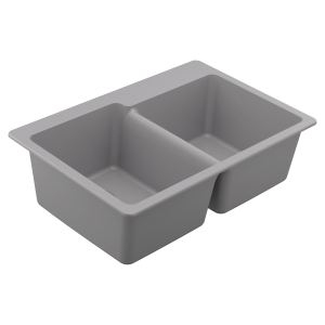 Granite Series Double Bowl Undermount Or Drop In Sink