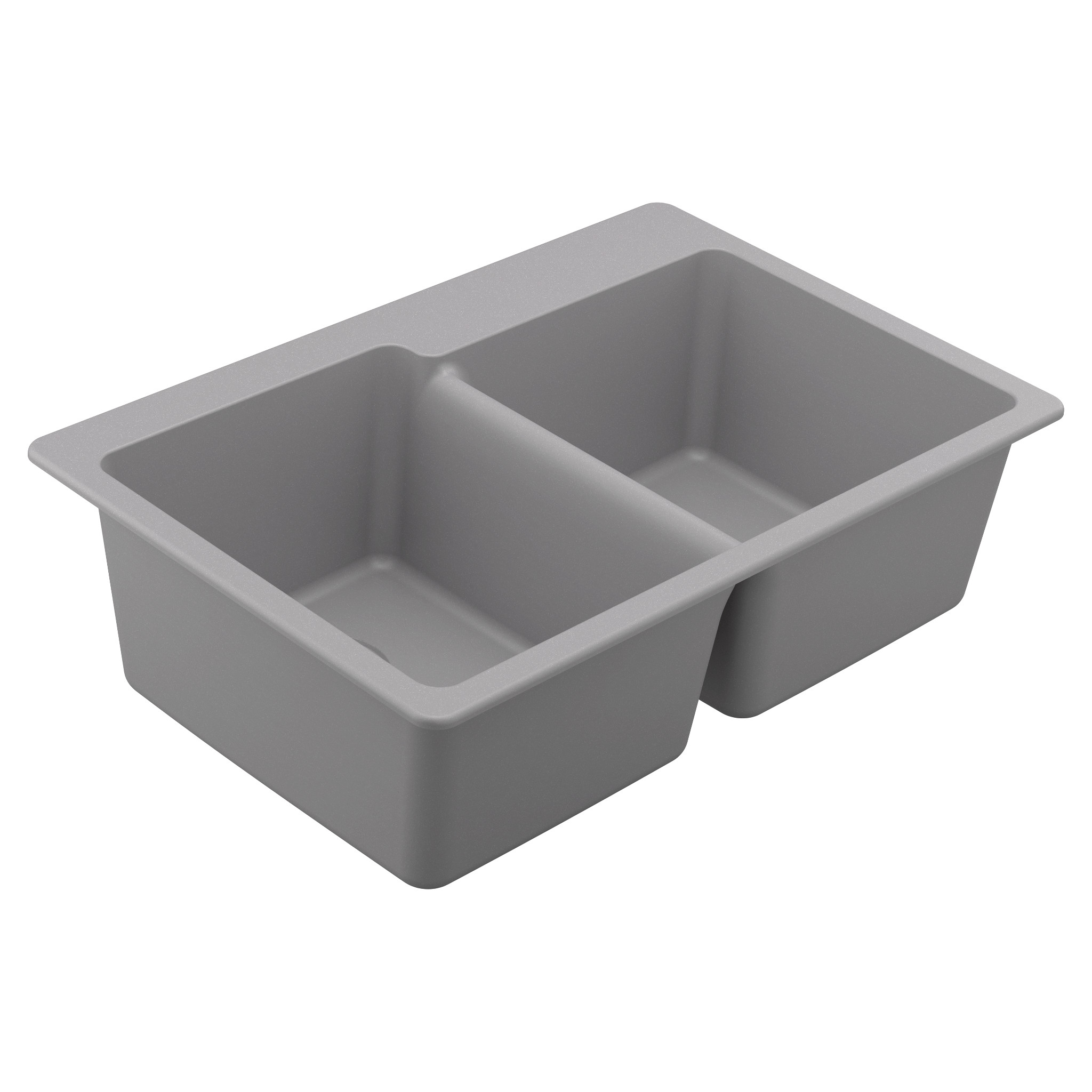 Granite Series Double Bowl Undermount Or Drop In Sink