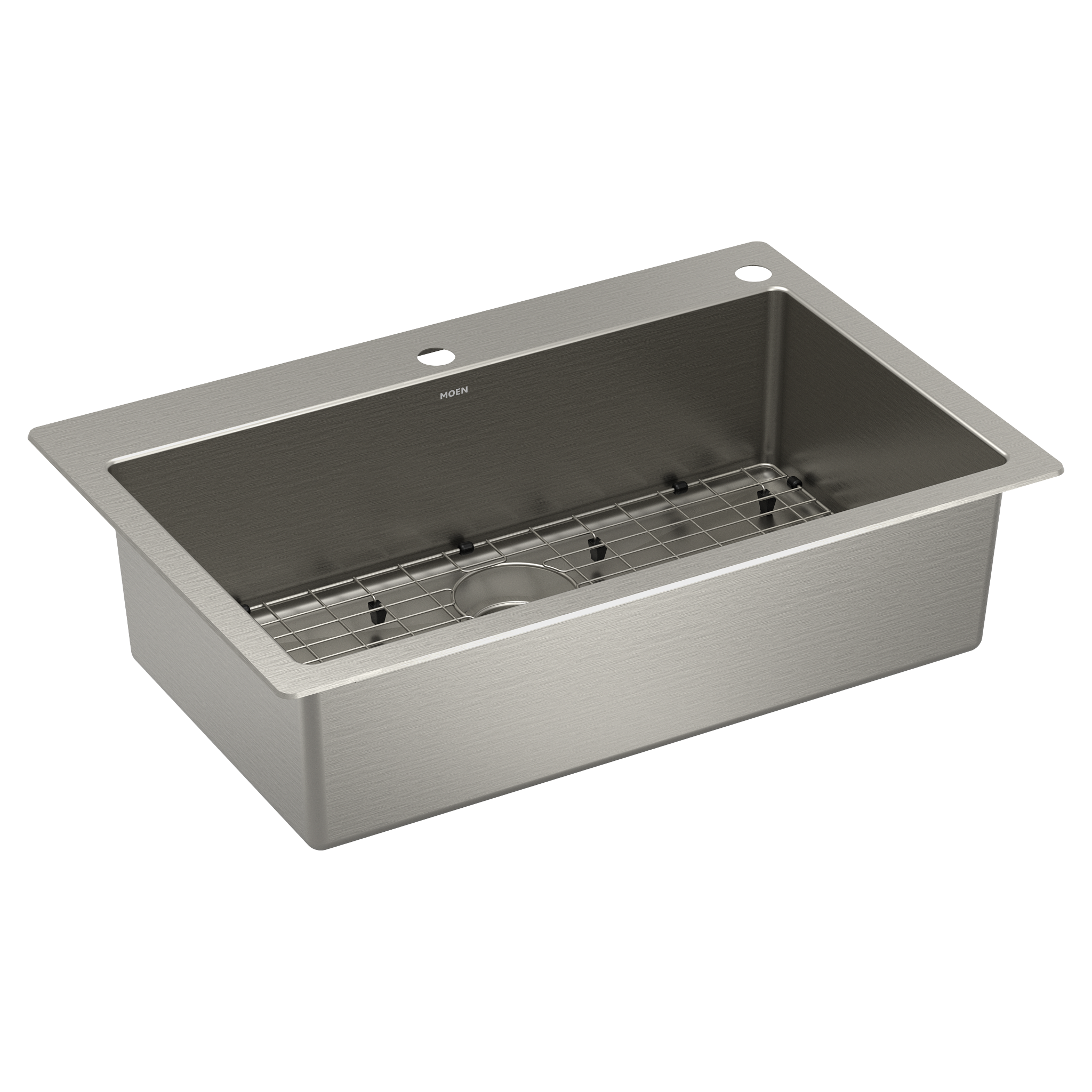 Prep 33 Steel Dual Mount Single Bowl Sink