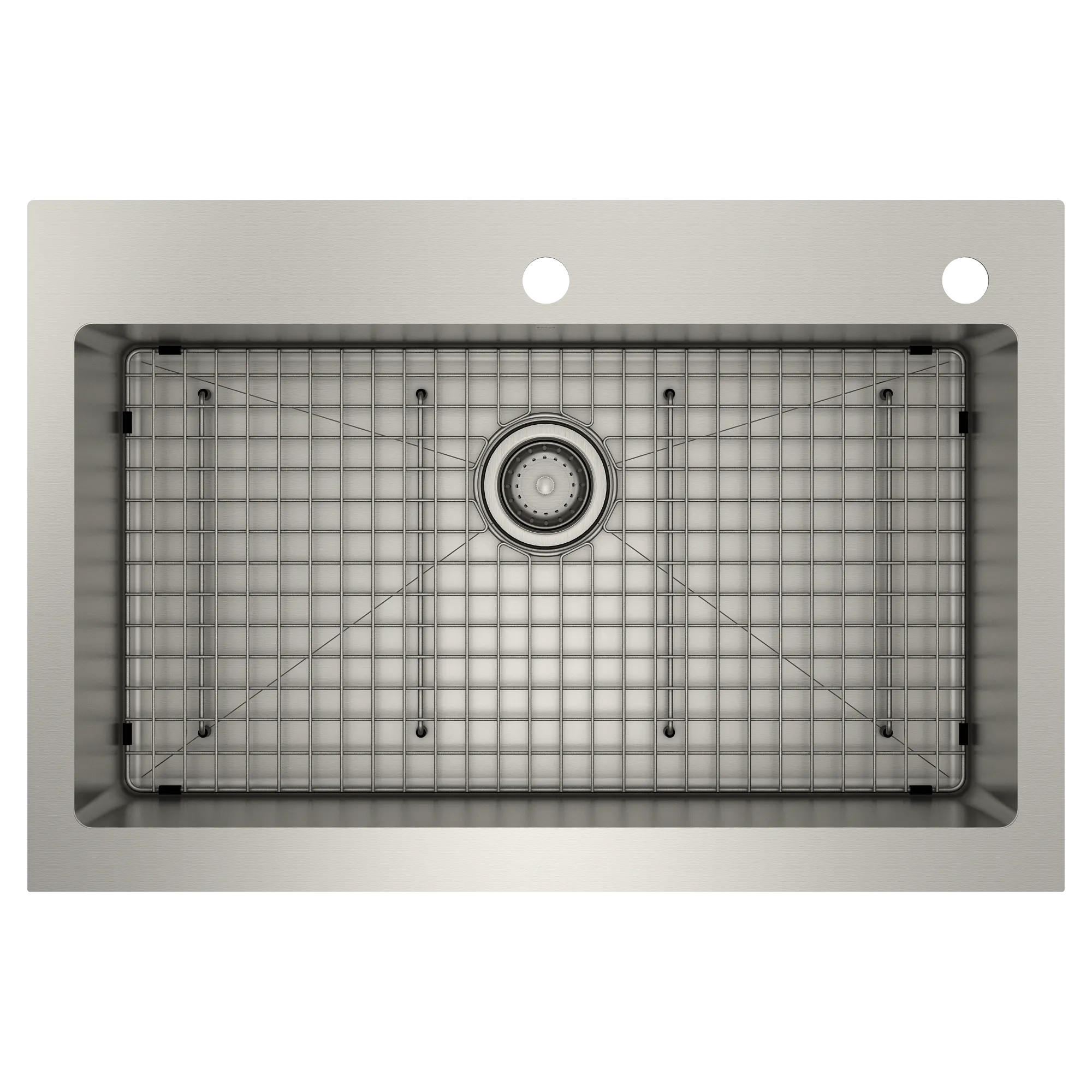 Prep 33 Steel Dual Mount Apron Front Single Bowl Sink - Image 2