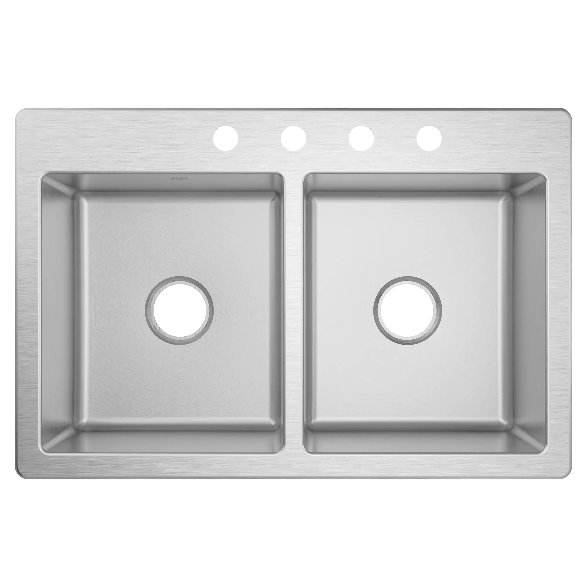 Prep 33 Steel Drop-In Double Bowl Sink - Image 3