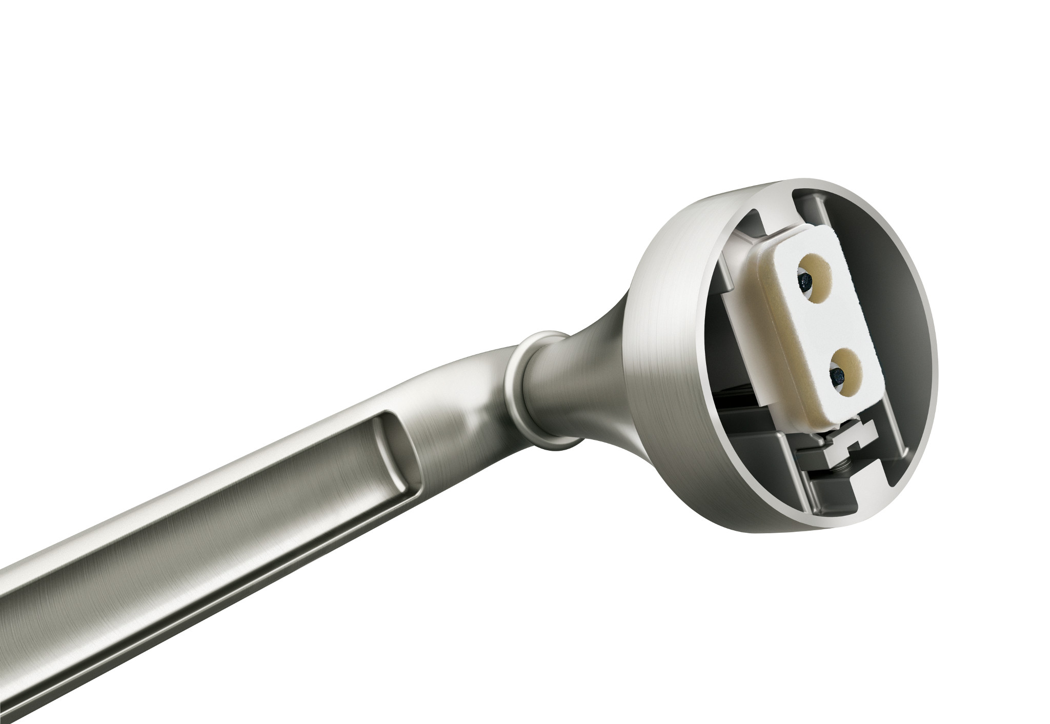 Hamden Spot resist brushed nickel Pivoting Toilet Paper Holder - Image 5