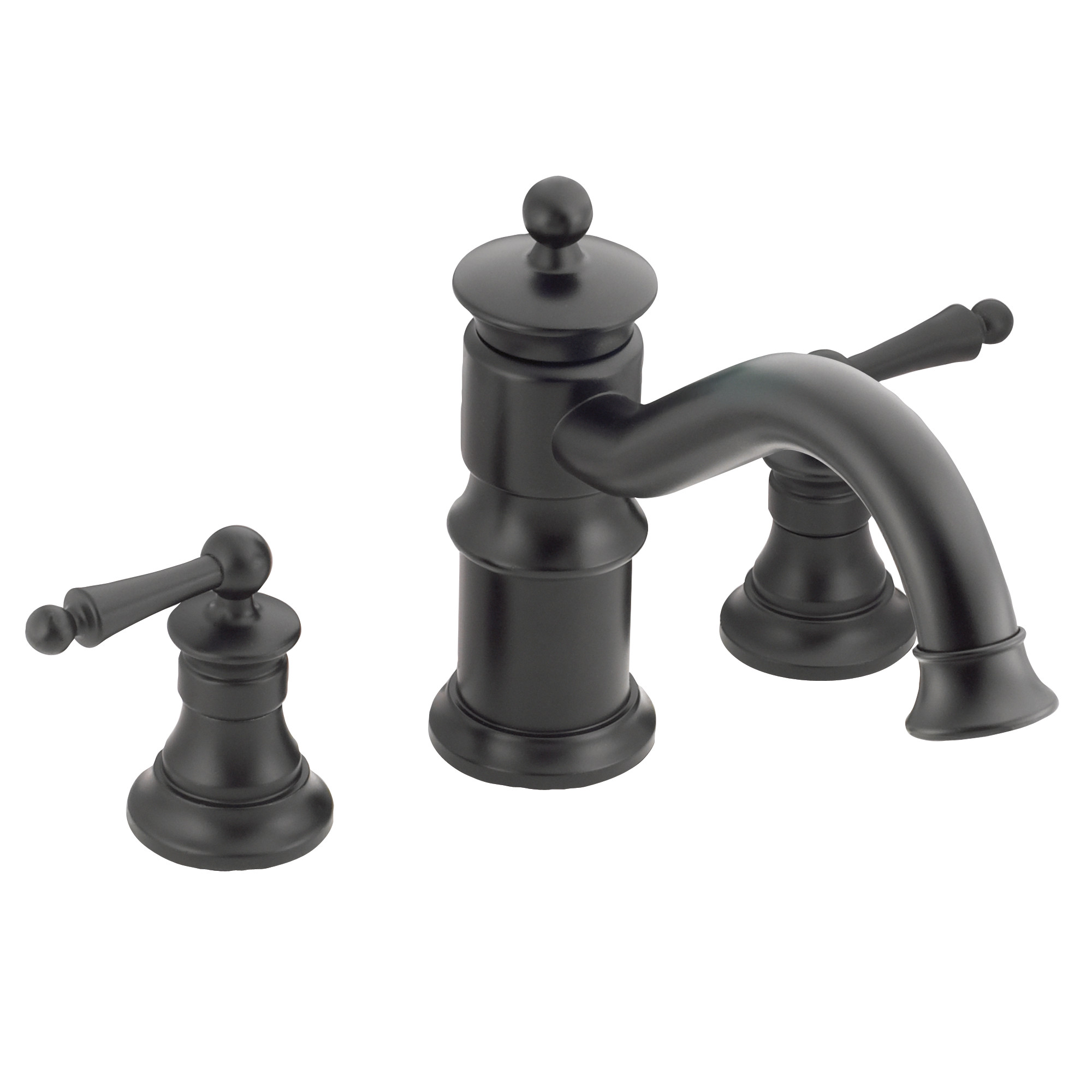 Waterhill Two-Handle High Arc Roman Tub Faucet - Image 7