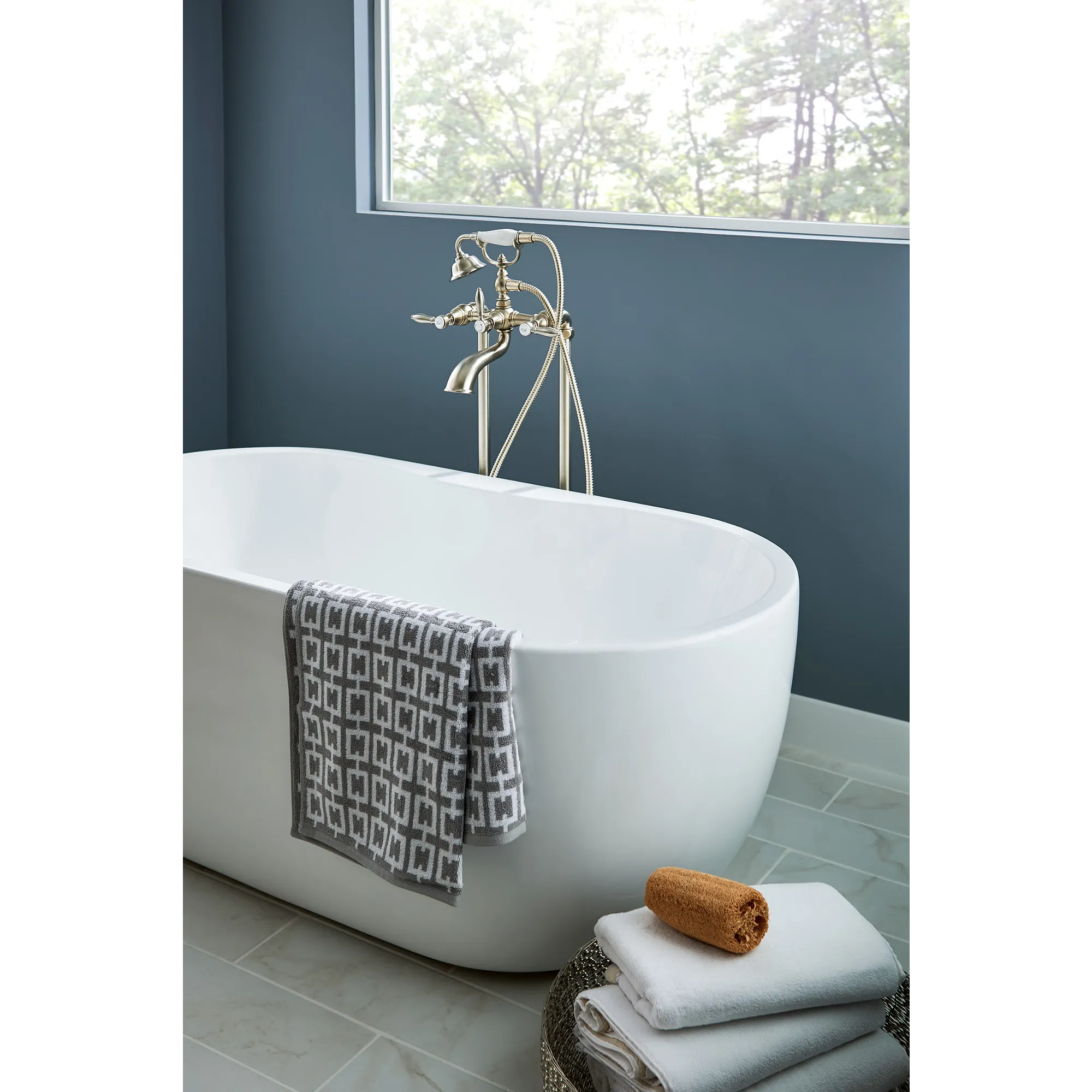 Weymouth Two-Handle Tub Filler Includes Hand Shower - Image 14