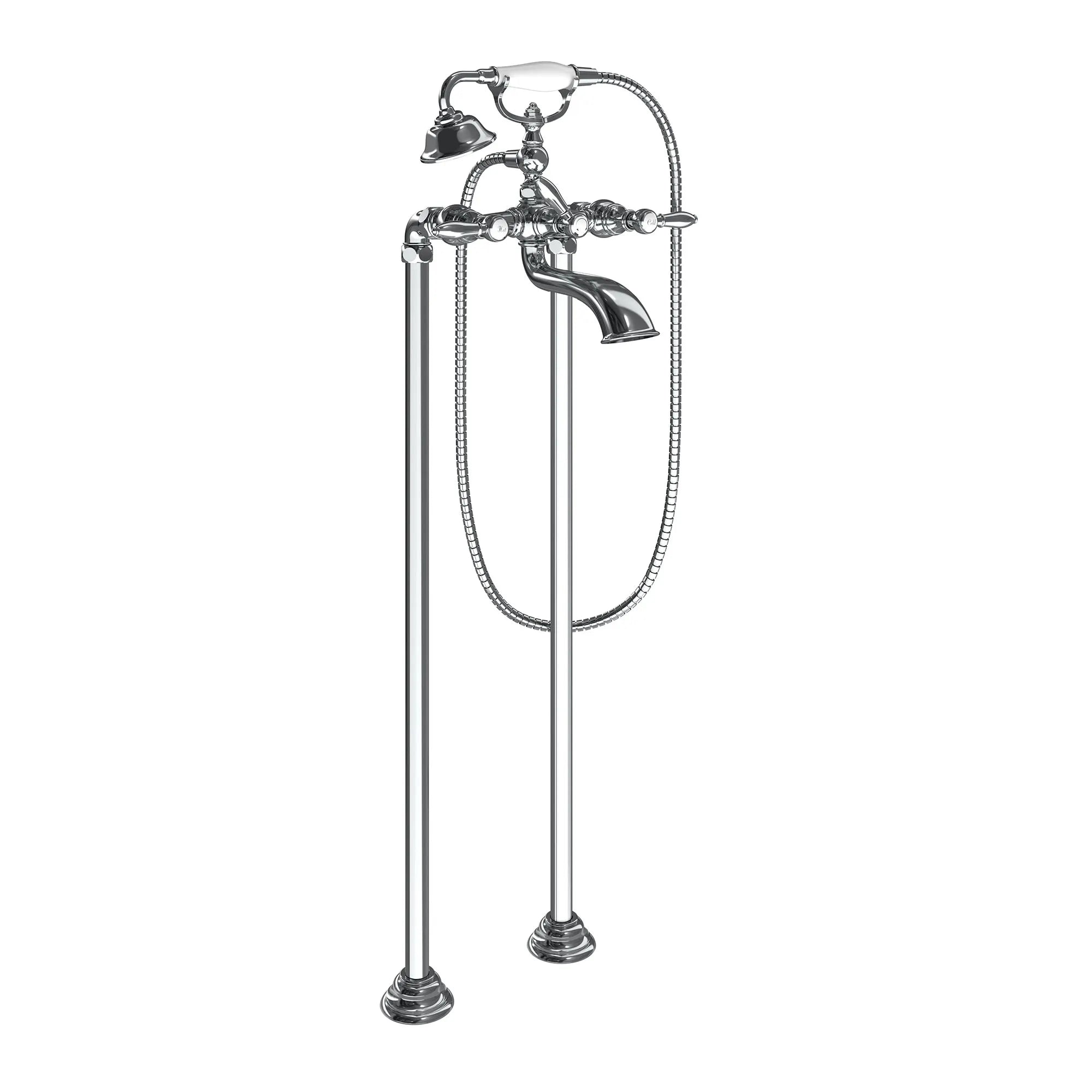 Weymouth Two-Handle Tub Filler Includes Hand Shower - Image 2