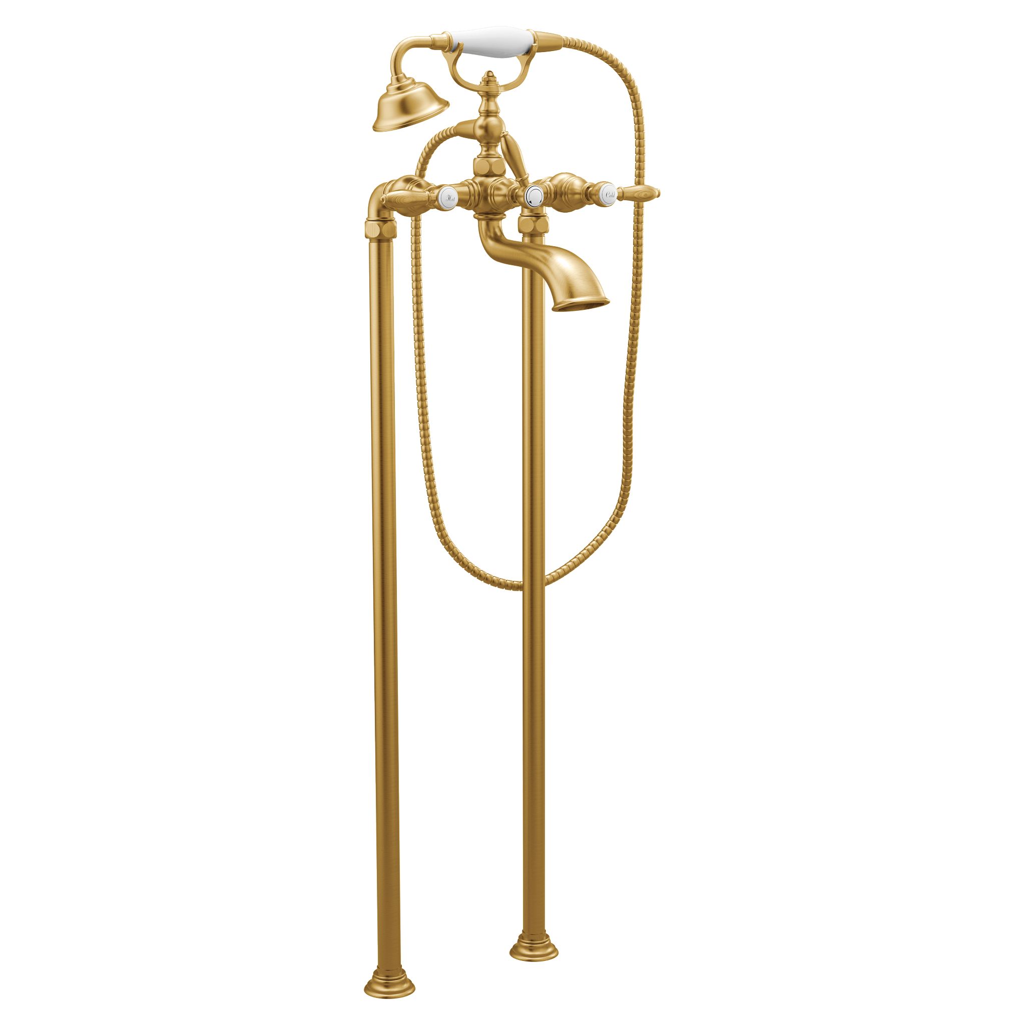 Weymouth Two-Handle Tub Filler Includes Hand Shower - Image 18