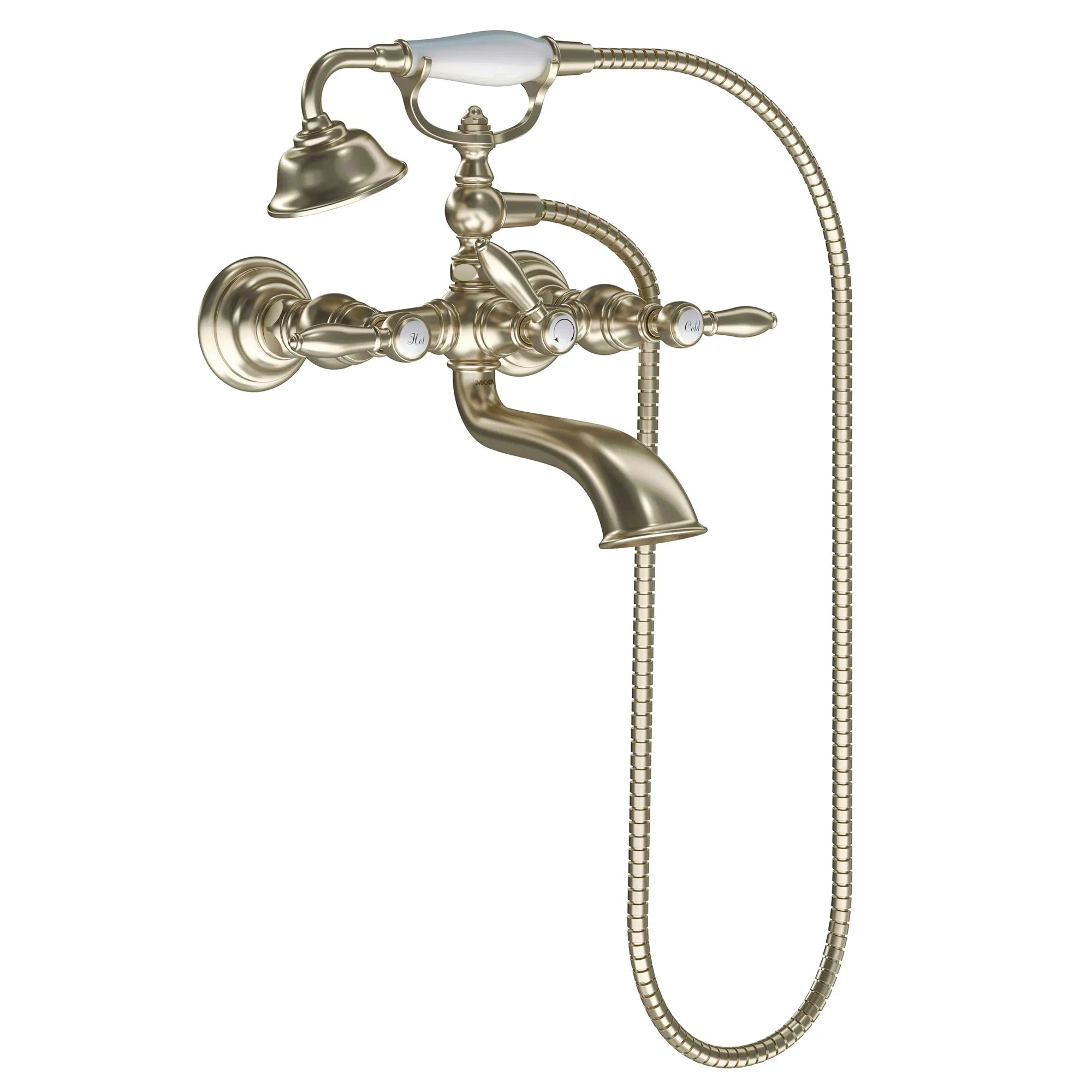Weymouth Two-Handle Tub Filler Includes Hand Shower - Image 17