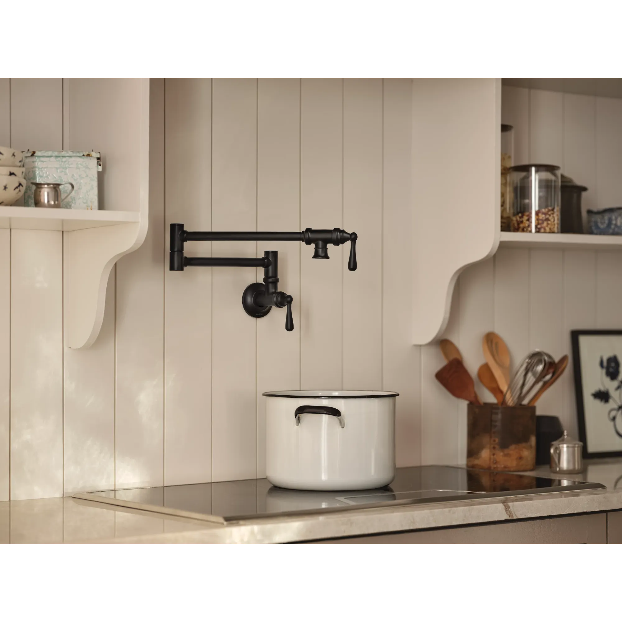Traditional Two-Handle Pot Filler Kitchen Faucet - Image 11