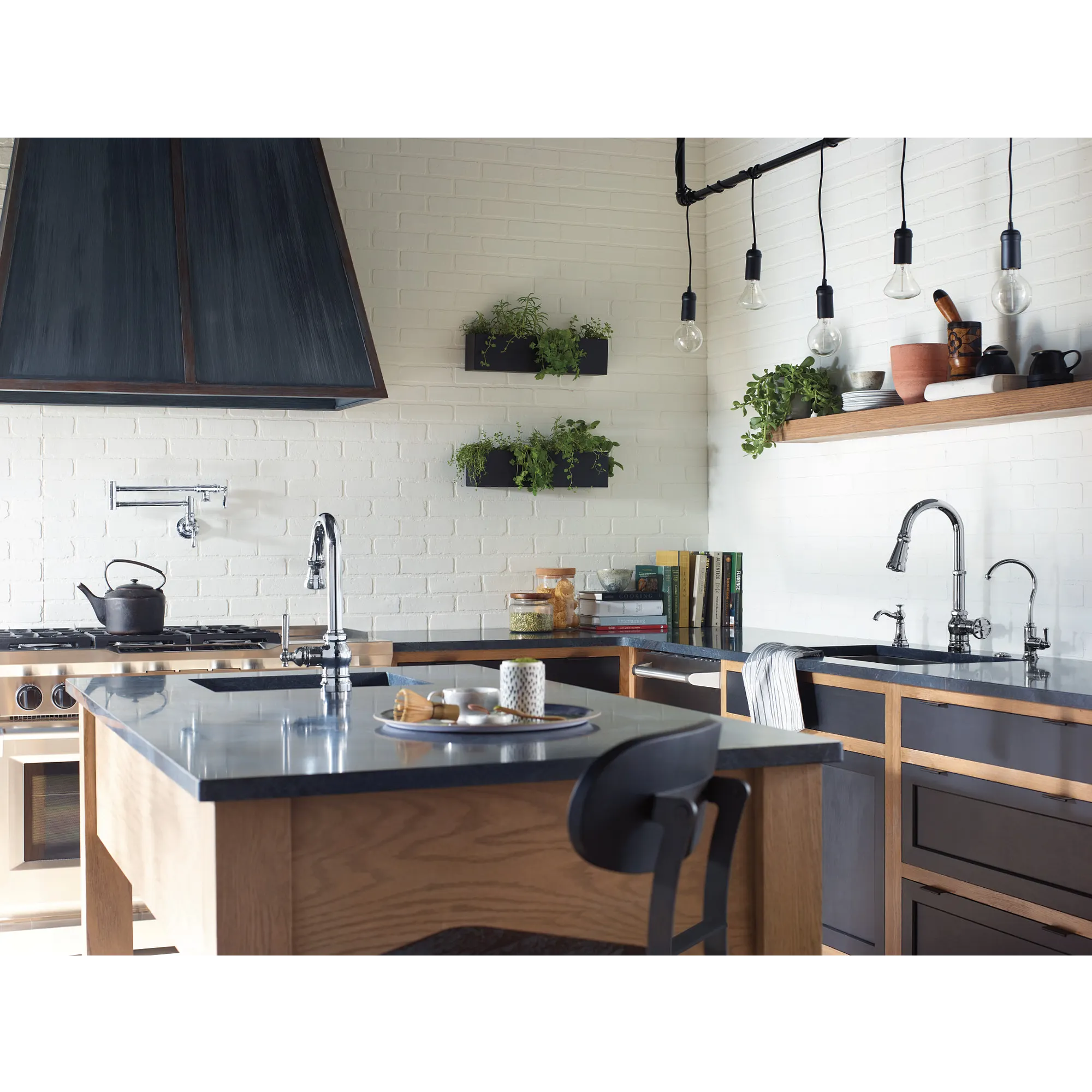 Paterson One-Handle High Arc Pulldown Kitchen Faucet - Image 3