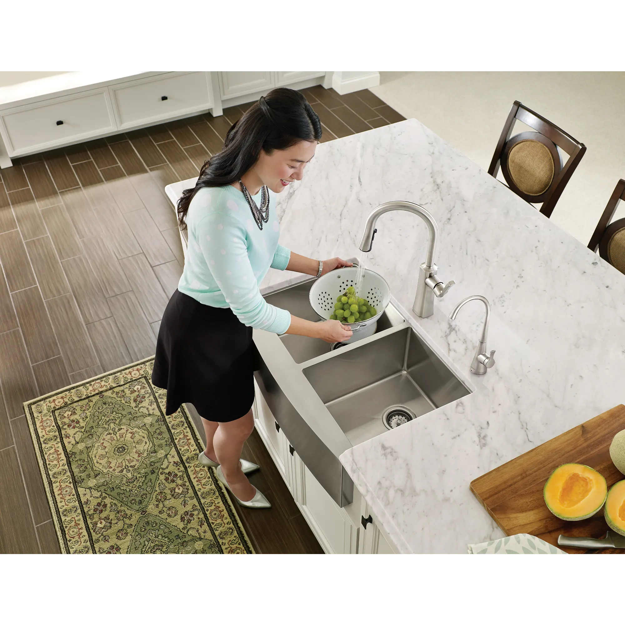 Moen Sip Transitional One-Handle High Arc Beverage Faucet - Image 13