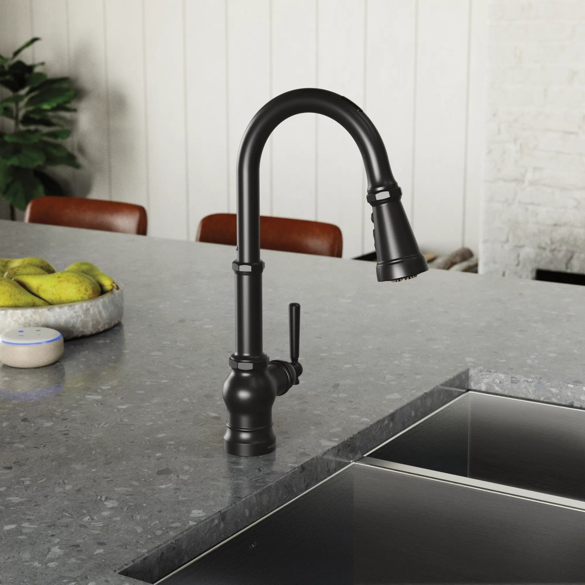Weymouth Motion Control Smart Kitchen Faucet In - One Handle High Arc Pulldown - Image 5