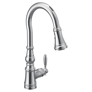 Weymouth Motion Control Smart Kitchen Faucet In - One Handle High Arc Pulldown