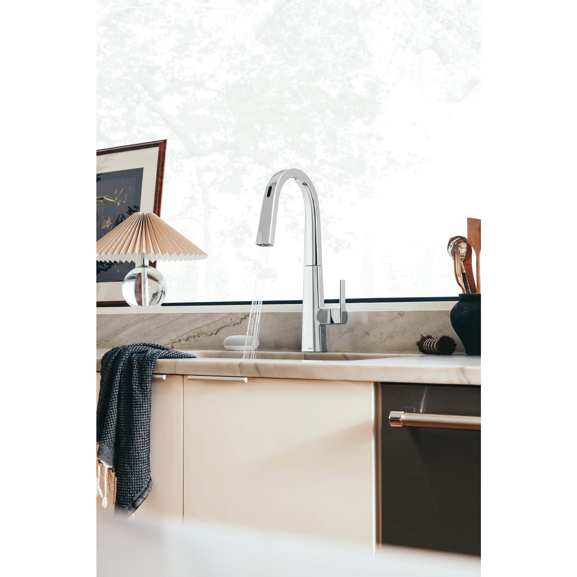 Nio Smart Kitchen One-Handle High Arc Pulldown Kitchen Faucet - Image 10