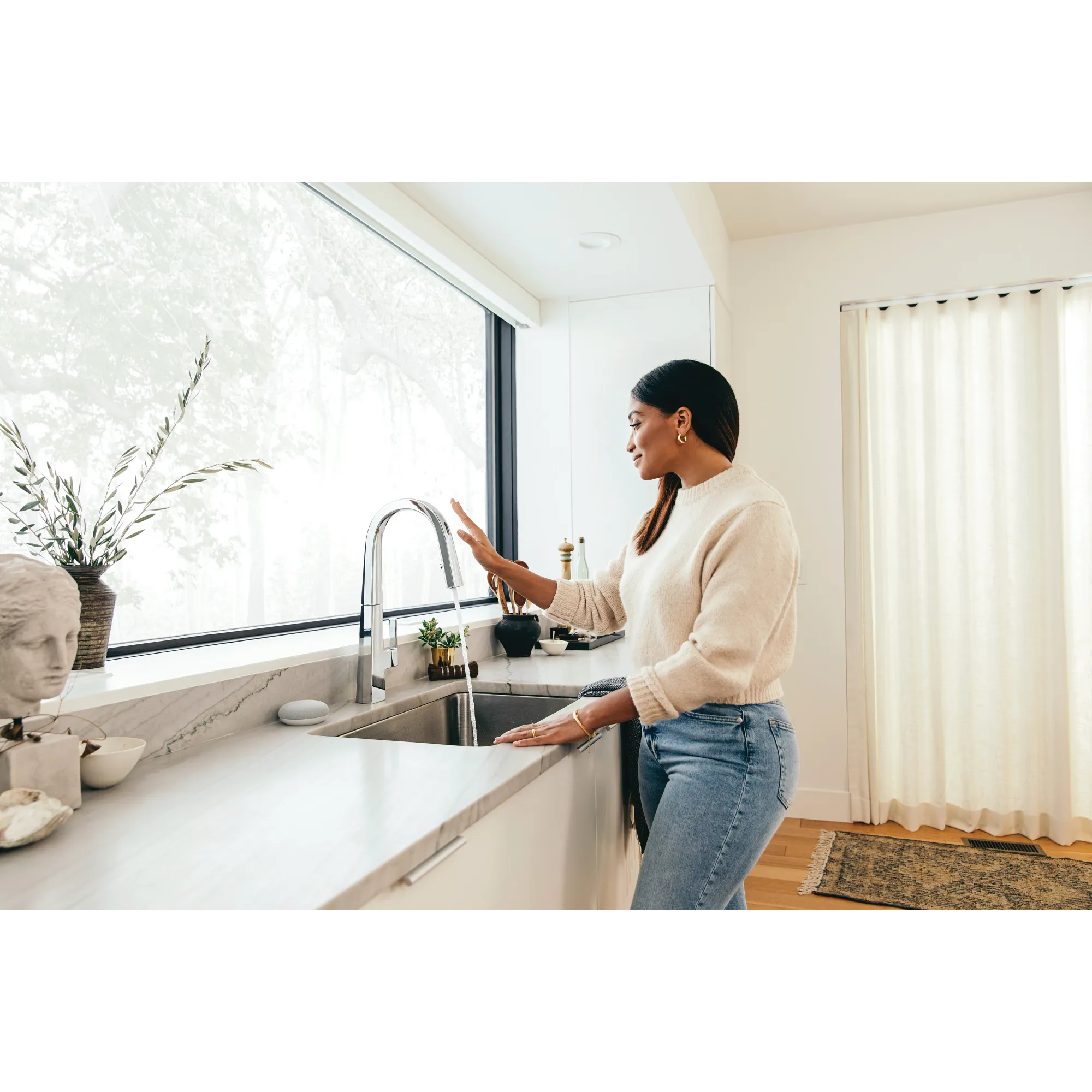 Nio Smart Kitchen One-Handle High Arc Pulldown Kitchen Faucet - Image 7
