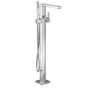 90 Degree One-Handle Tub Filler Includes Hand Shower
