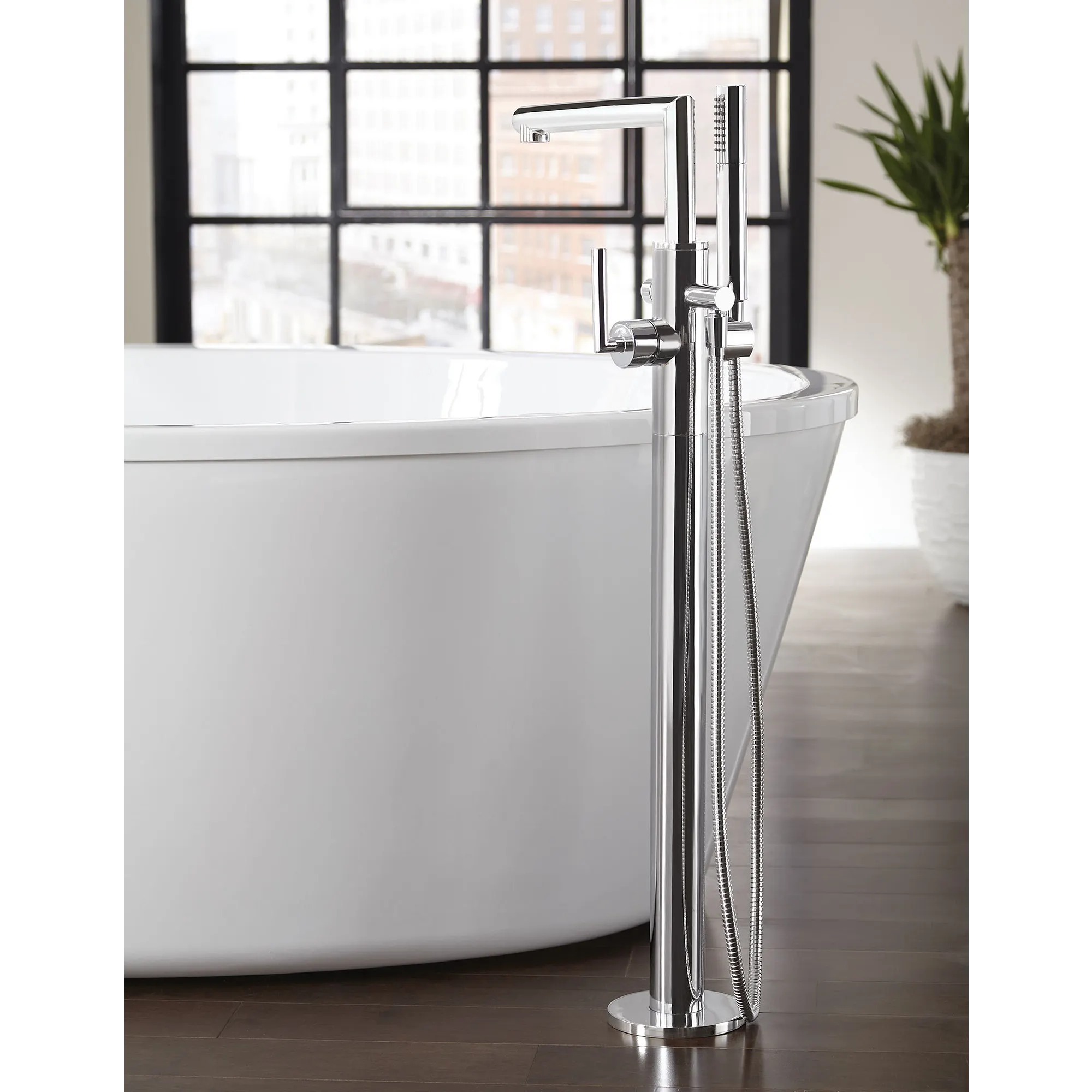 Arris One-Handle Tub Filler Including Handheld Shower - Image 14