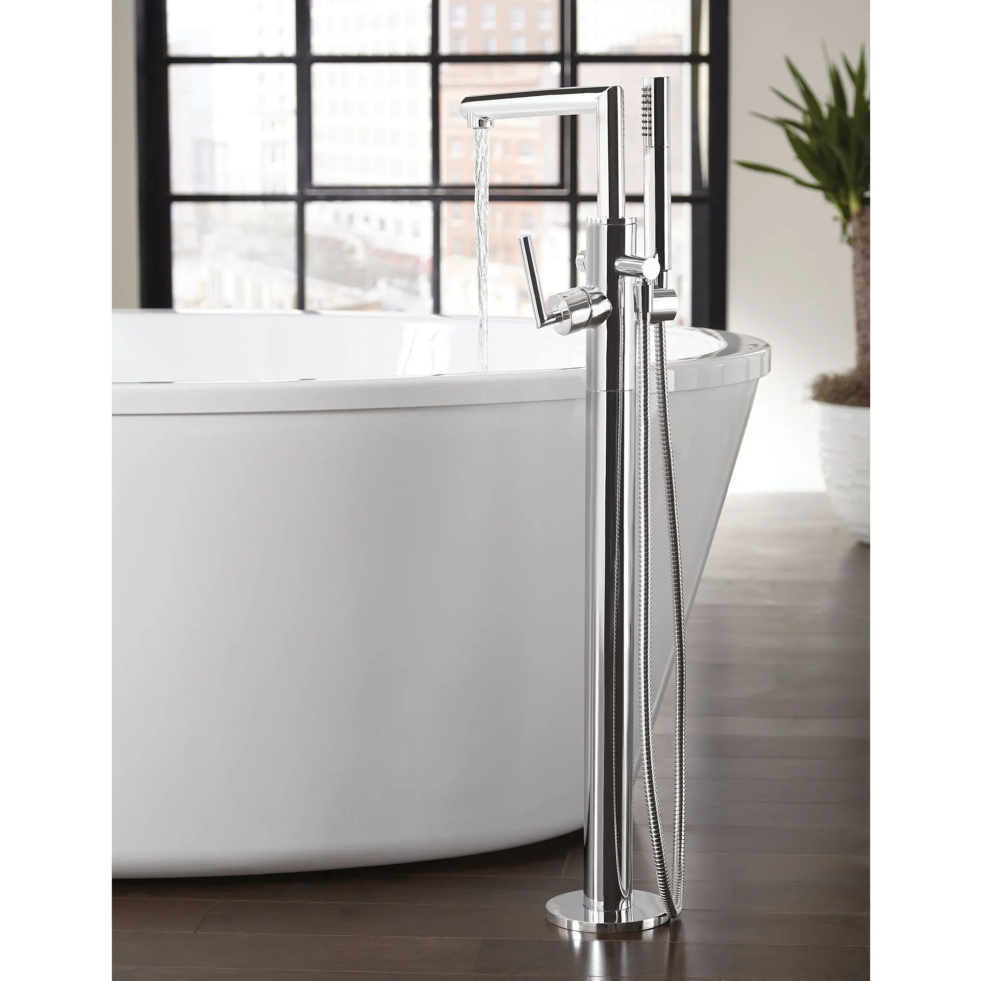 Arris One-Handle Tub Filler Including Handheld Shower - Image 12