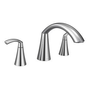 Glyde Two-Handle High Arc Roman Tub Faucet
