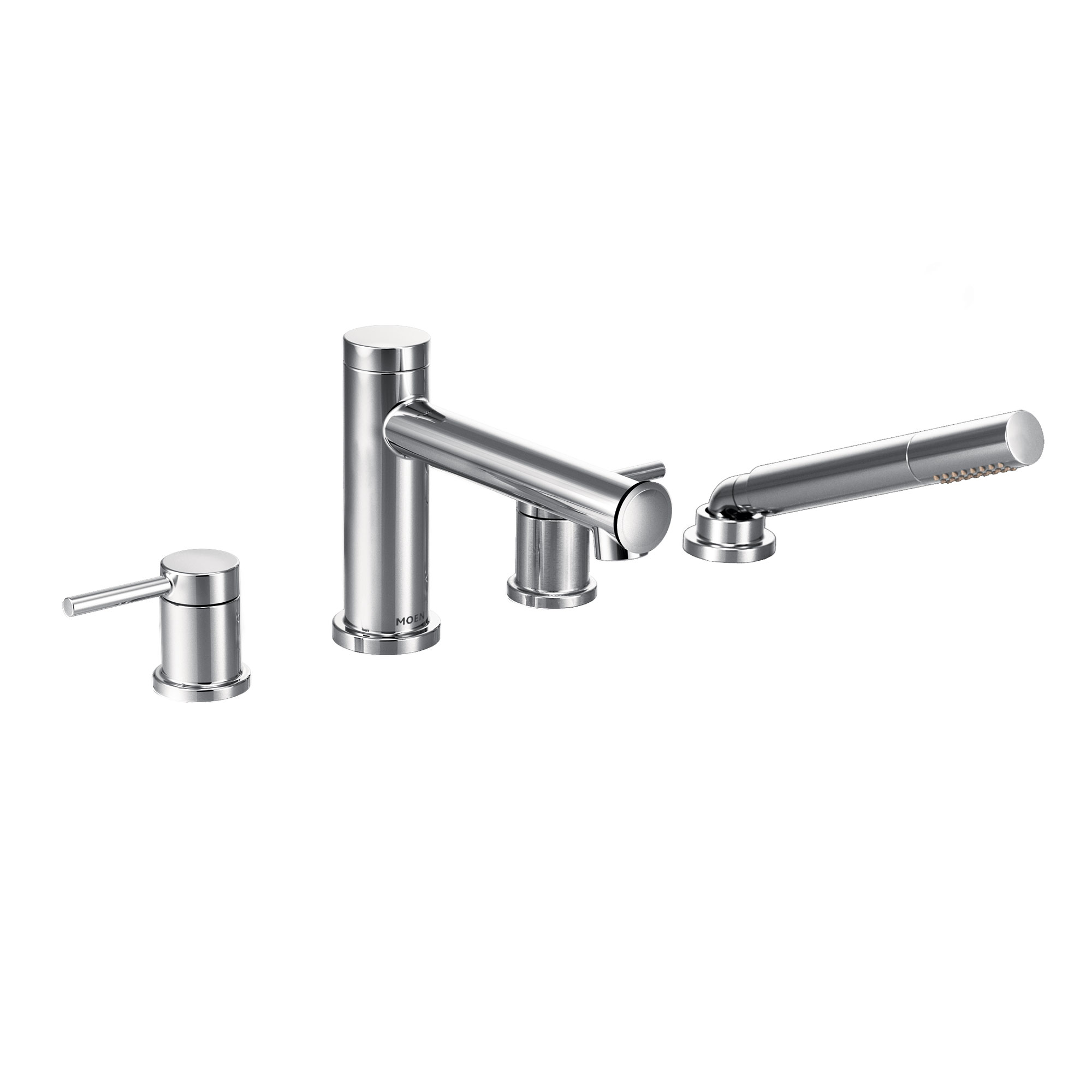 Align Two-Handle Diverter Roman Tub Faucet Including Handheld Shower