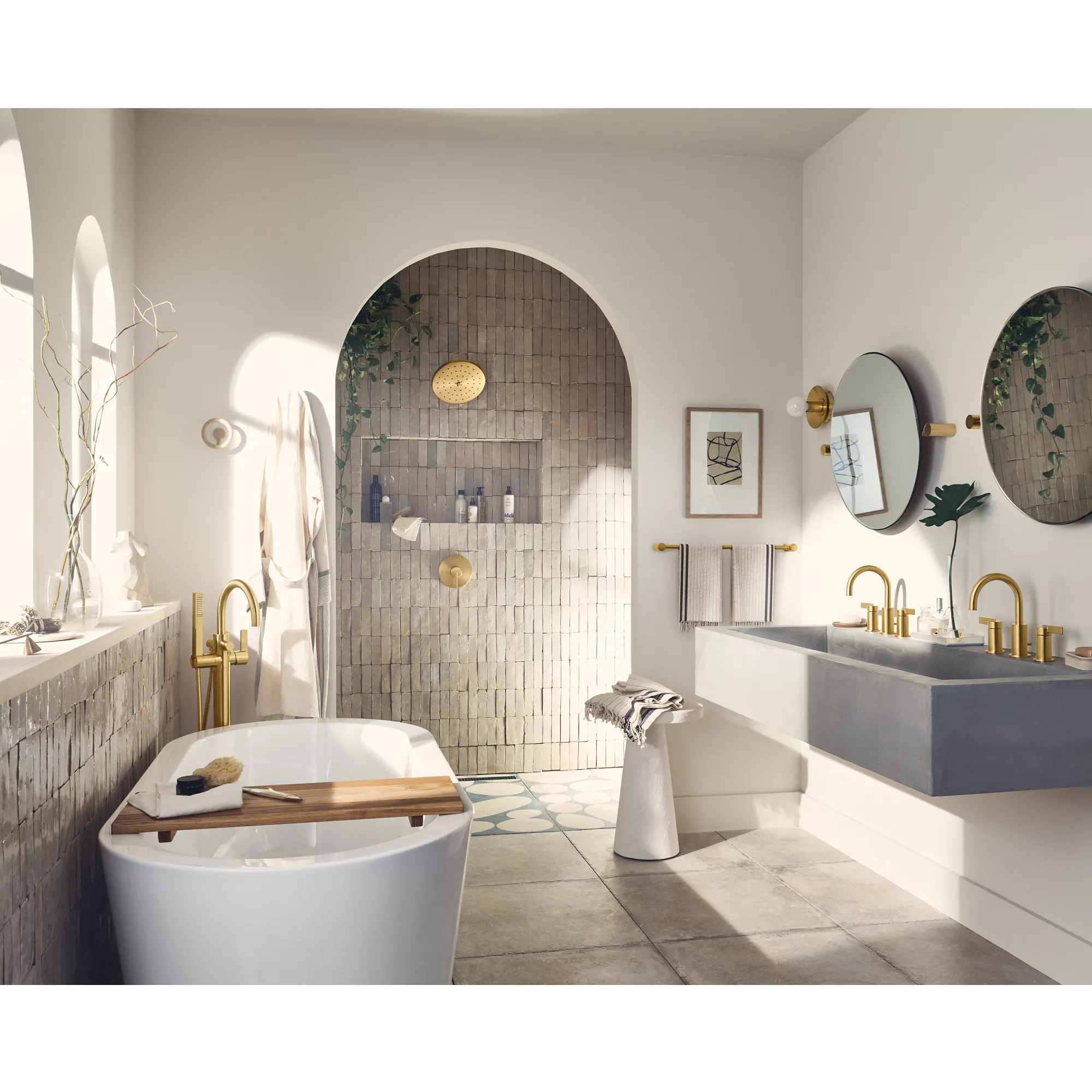 Cia One-Handle Tub Filler Includes Hand Shower - Image 14