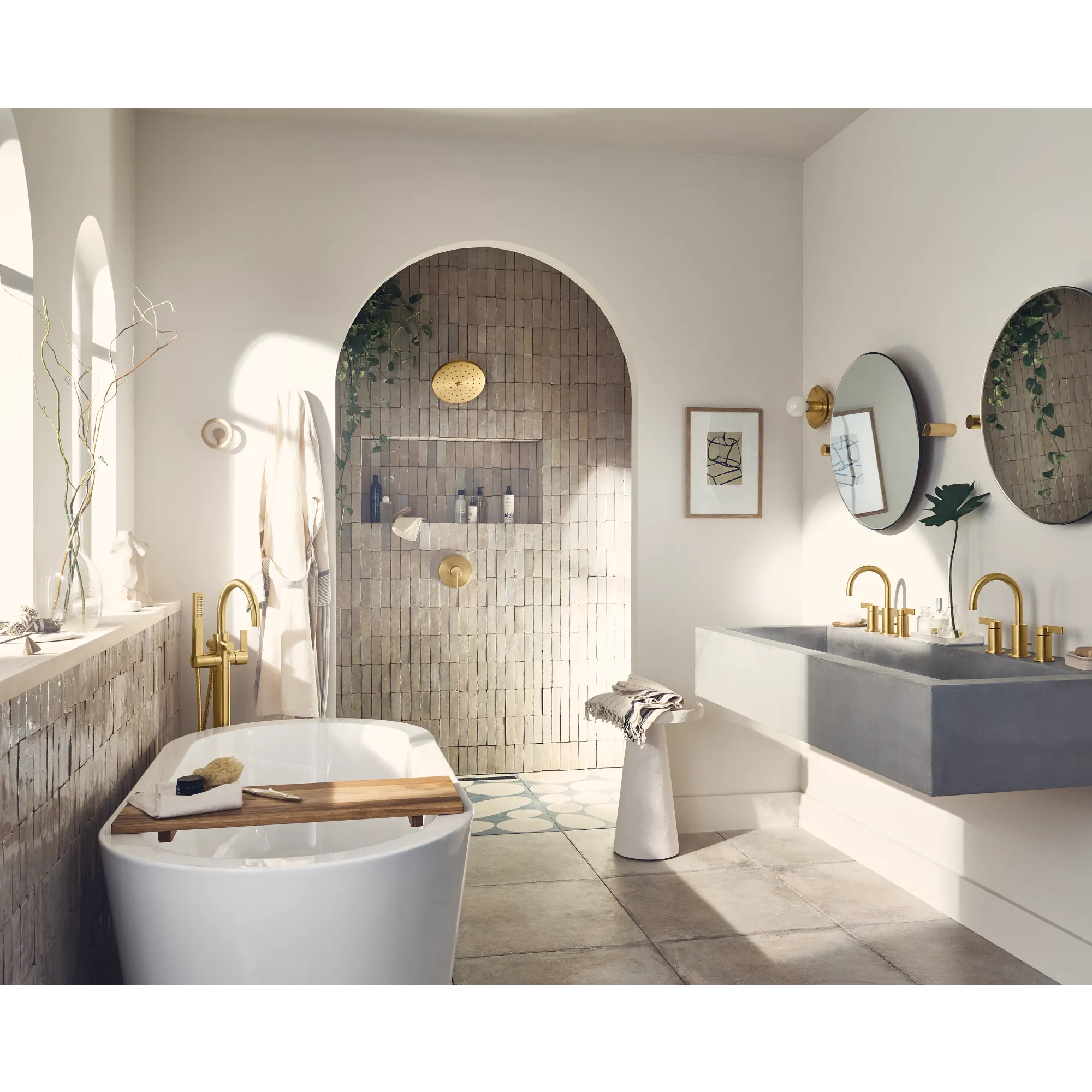 Cia One-Handle Tub Filler Includes Hand Shower - Image 15