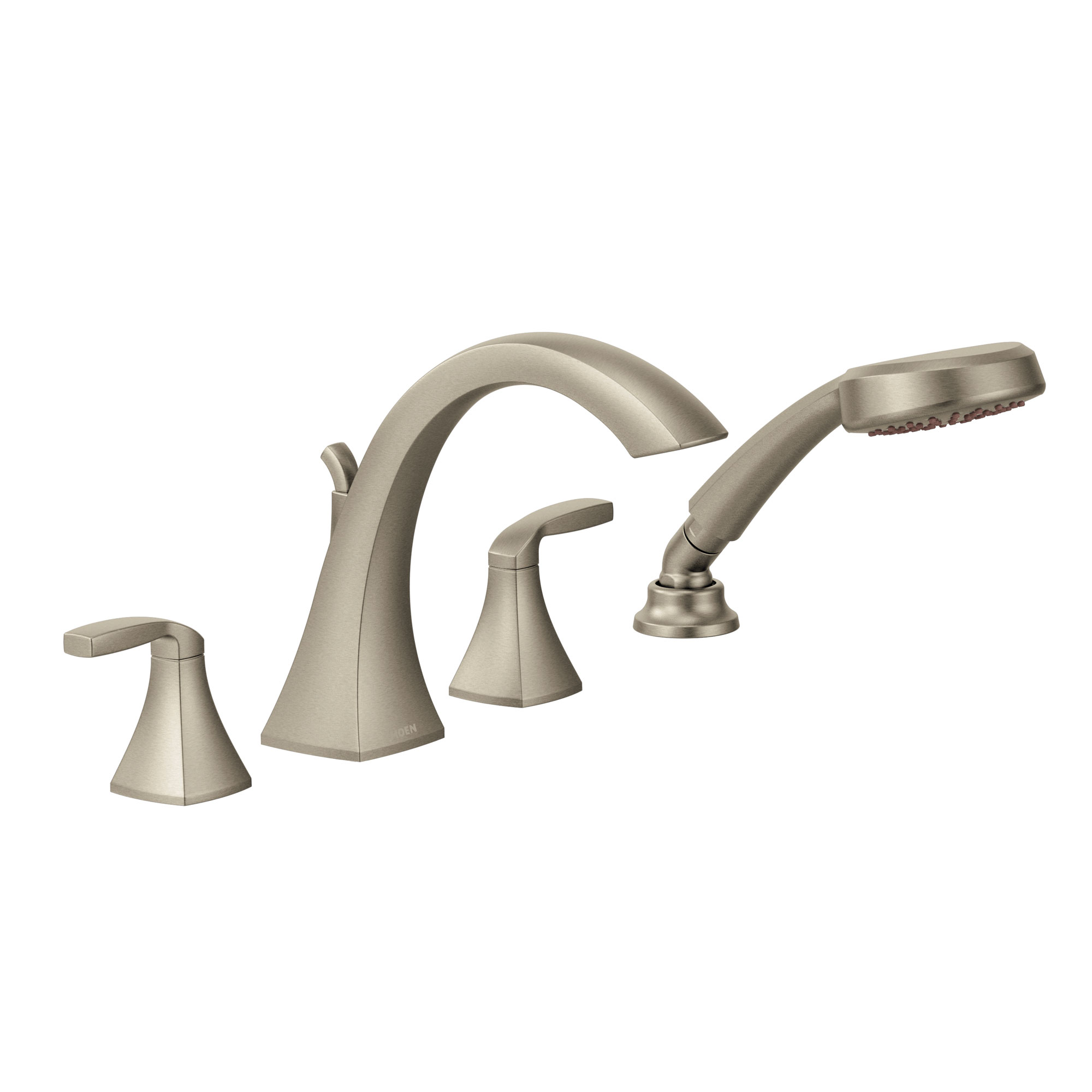 Voss Two-Handle High Arc Roman Tub Faucet Includes Hand Shower - Image 9