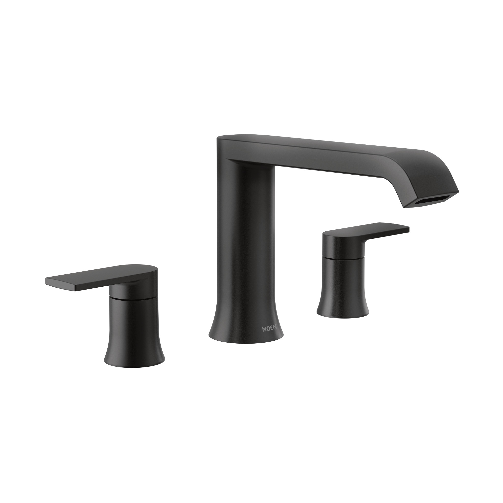 Genta LX Two-Handle Low Arc Roman Tub Faucet - Image 3