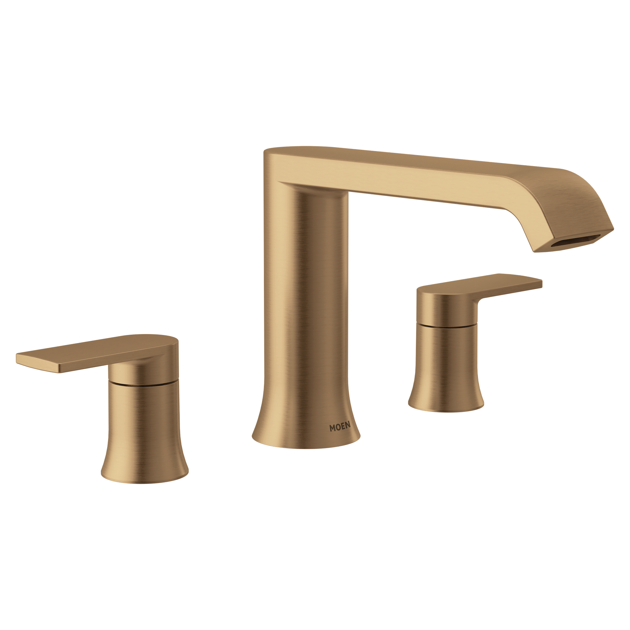 Genta LX Two-Handle Low Arc Roman Tub Faucet - Image 7