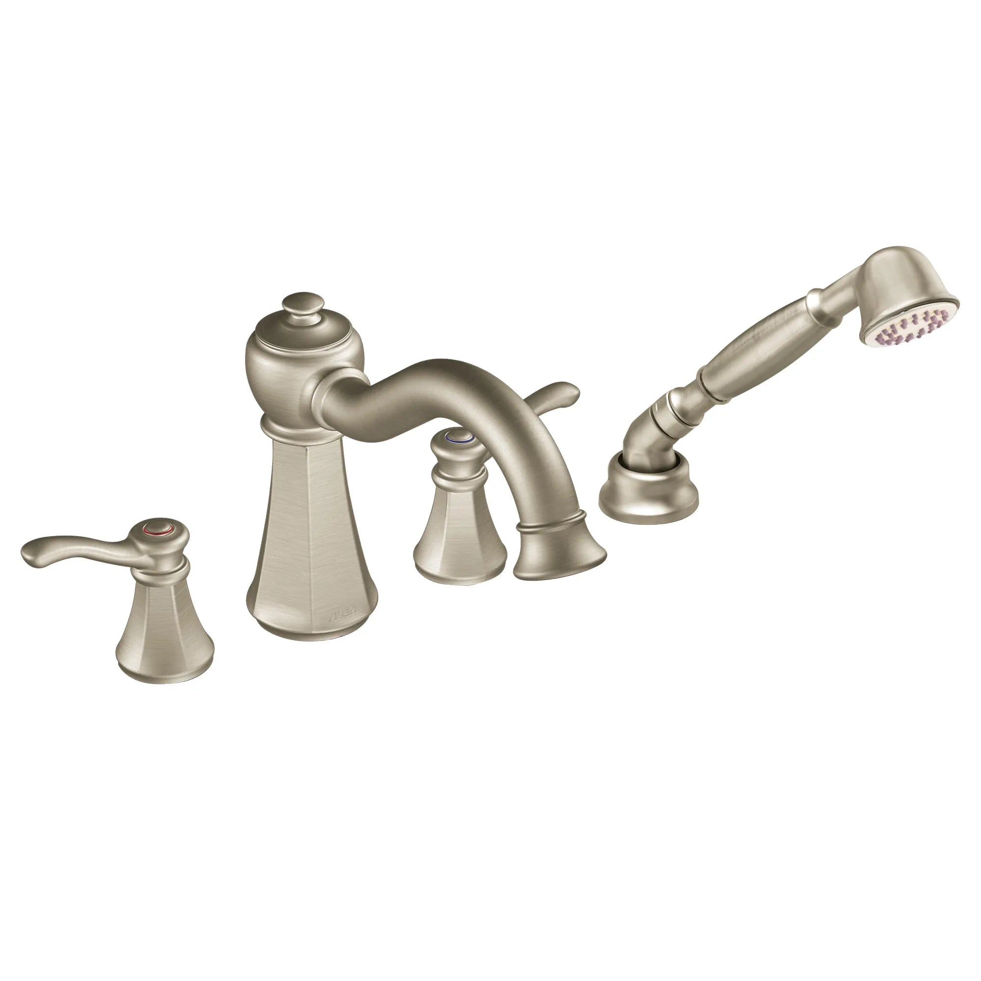 Vestige Two-Handle High Arc Roman Tub Faucet Includes Hand Shower - Image 6