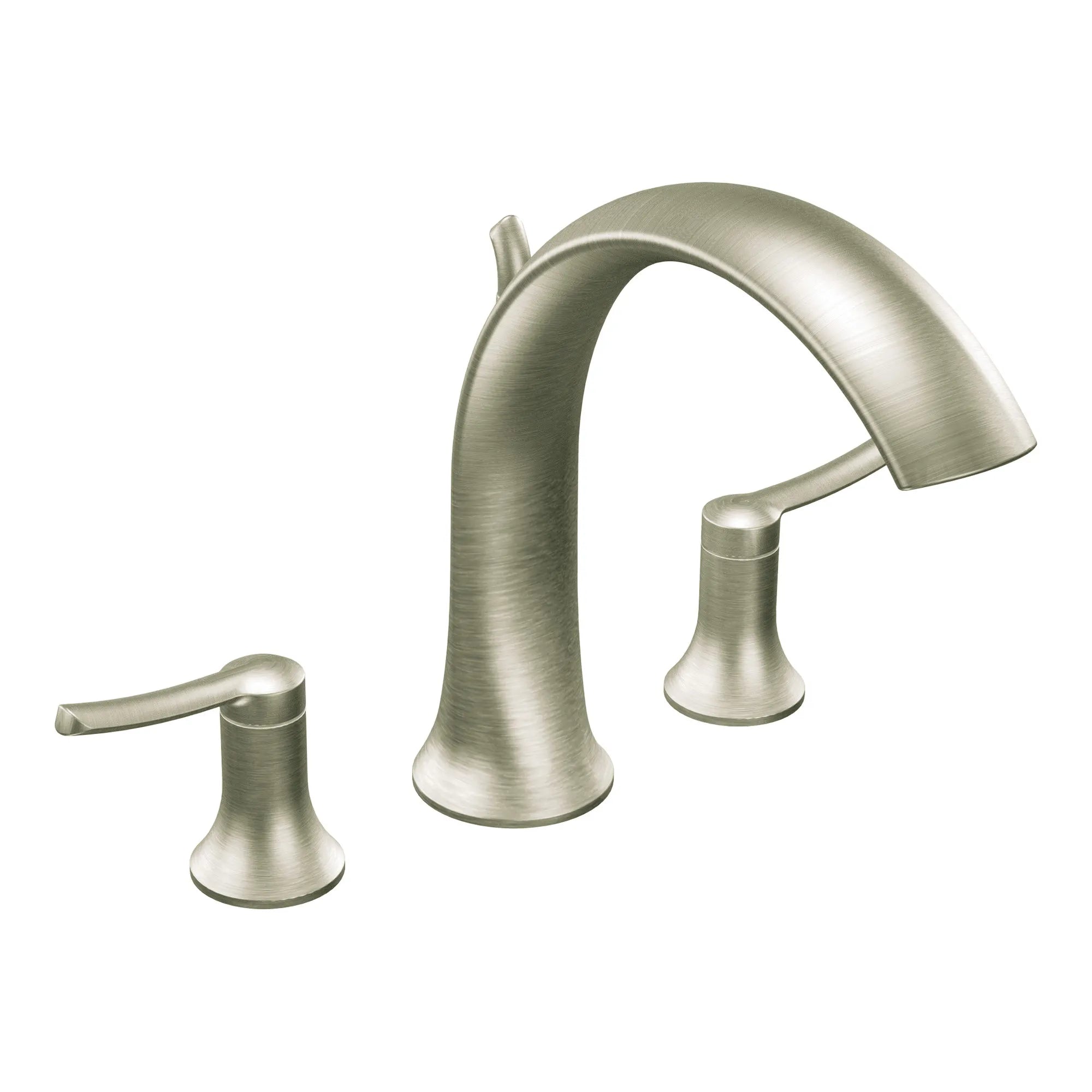Fina Two-Handle High Arc Roman Tub Faucet - Image 4