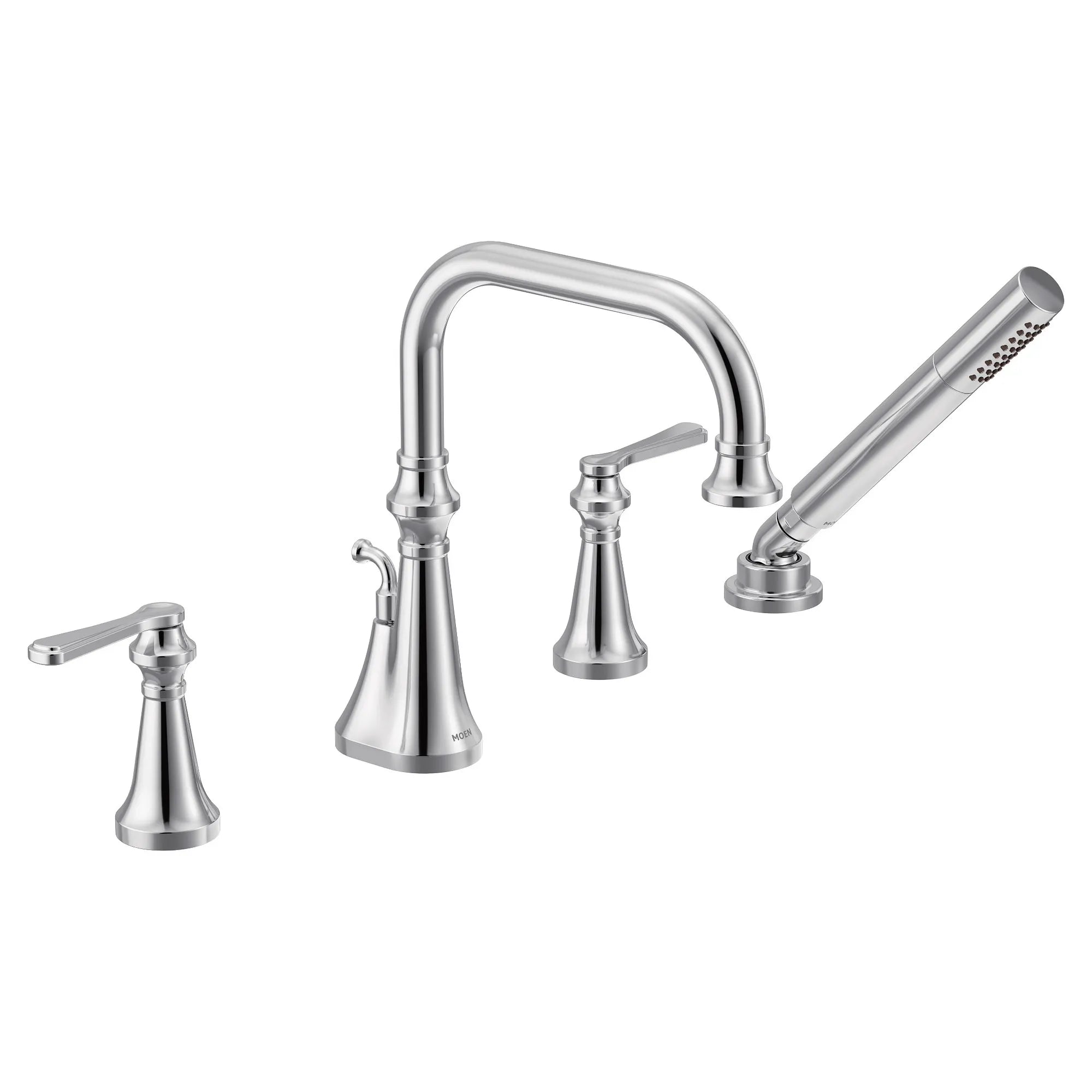 Colinet Two-Handle High Arc Roman Tub Faucet - Image 2