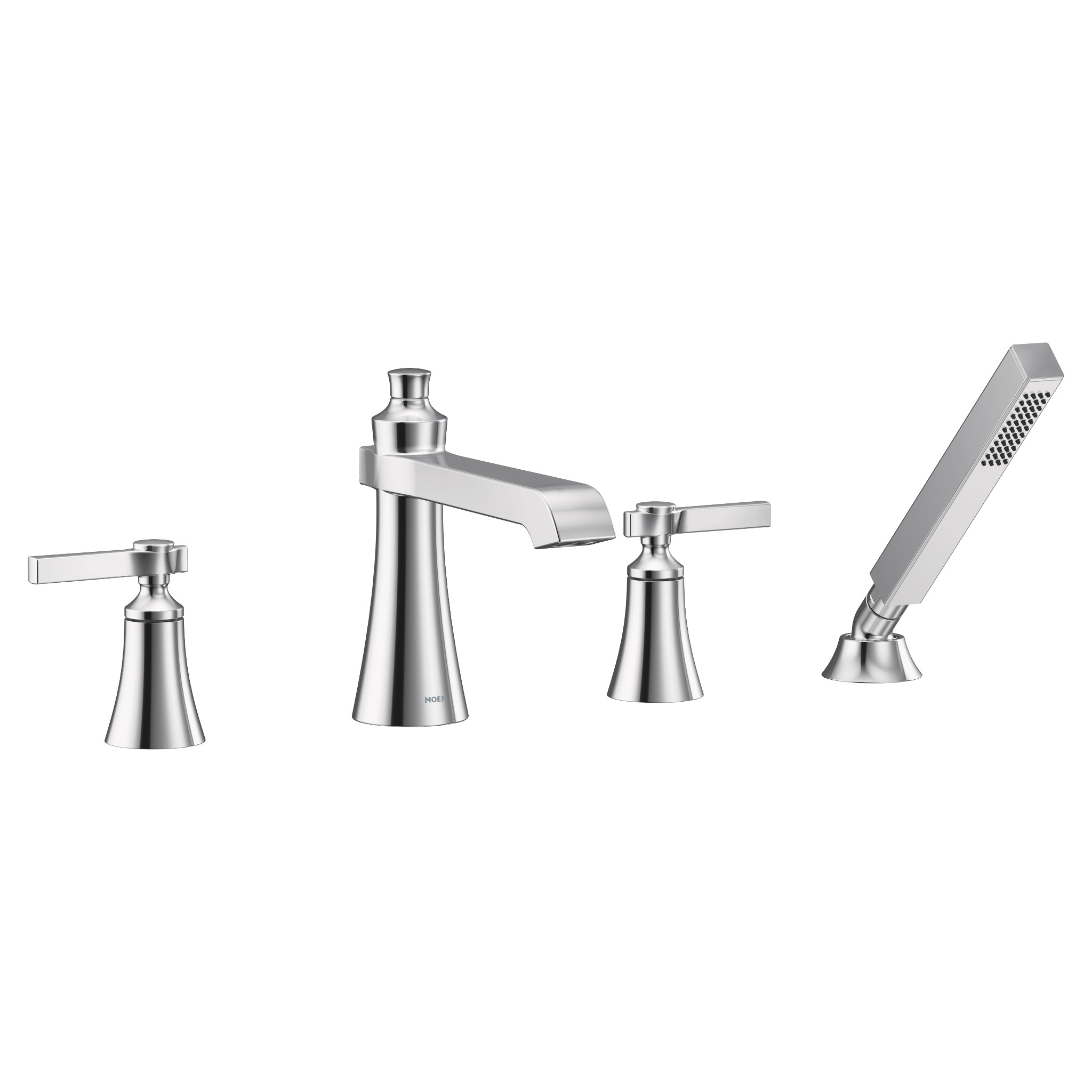 Flara Two-Handle High Arc Roman Tub Faucet