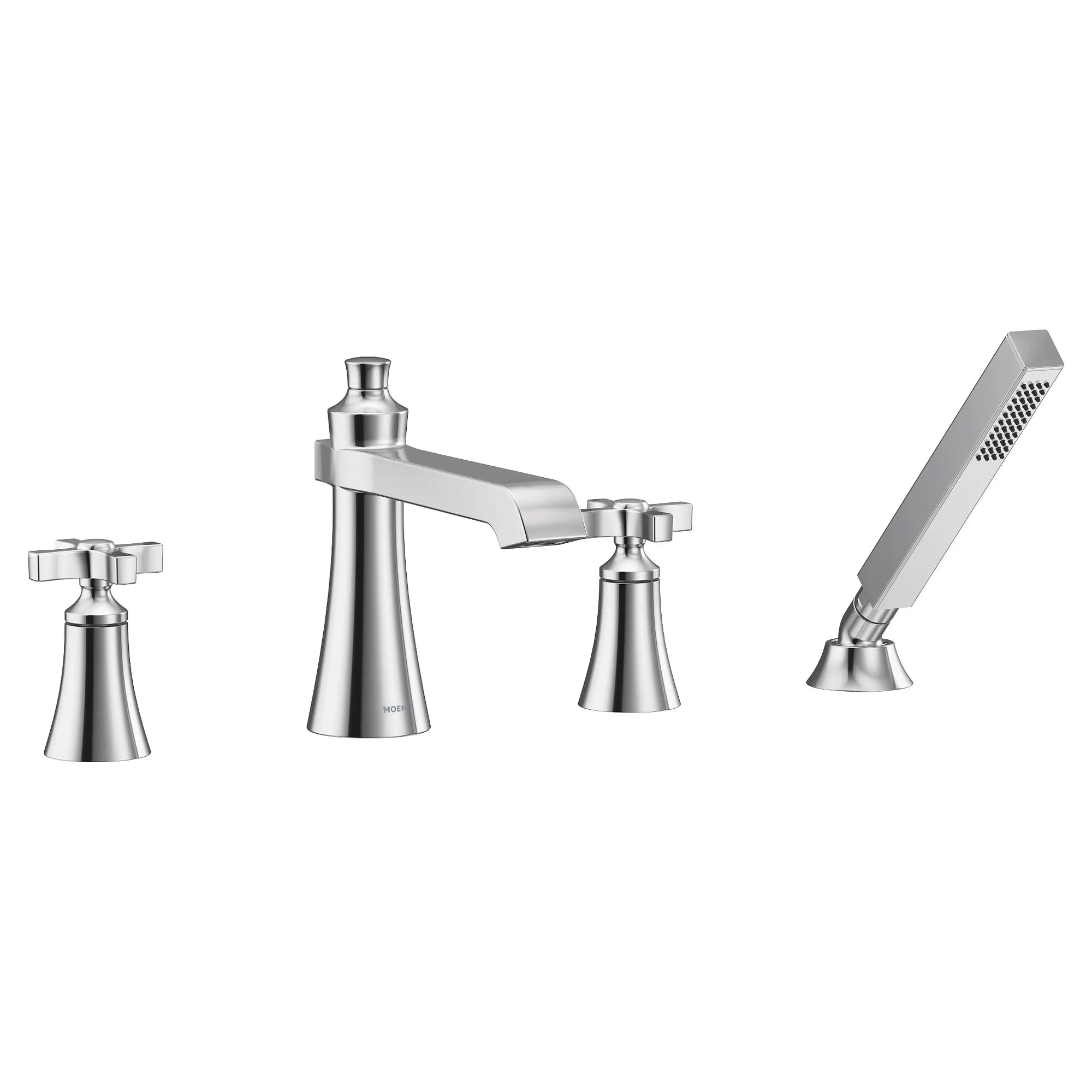 Flara Two-Handle High Arc Roman Tub Faucet - Image 2