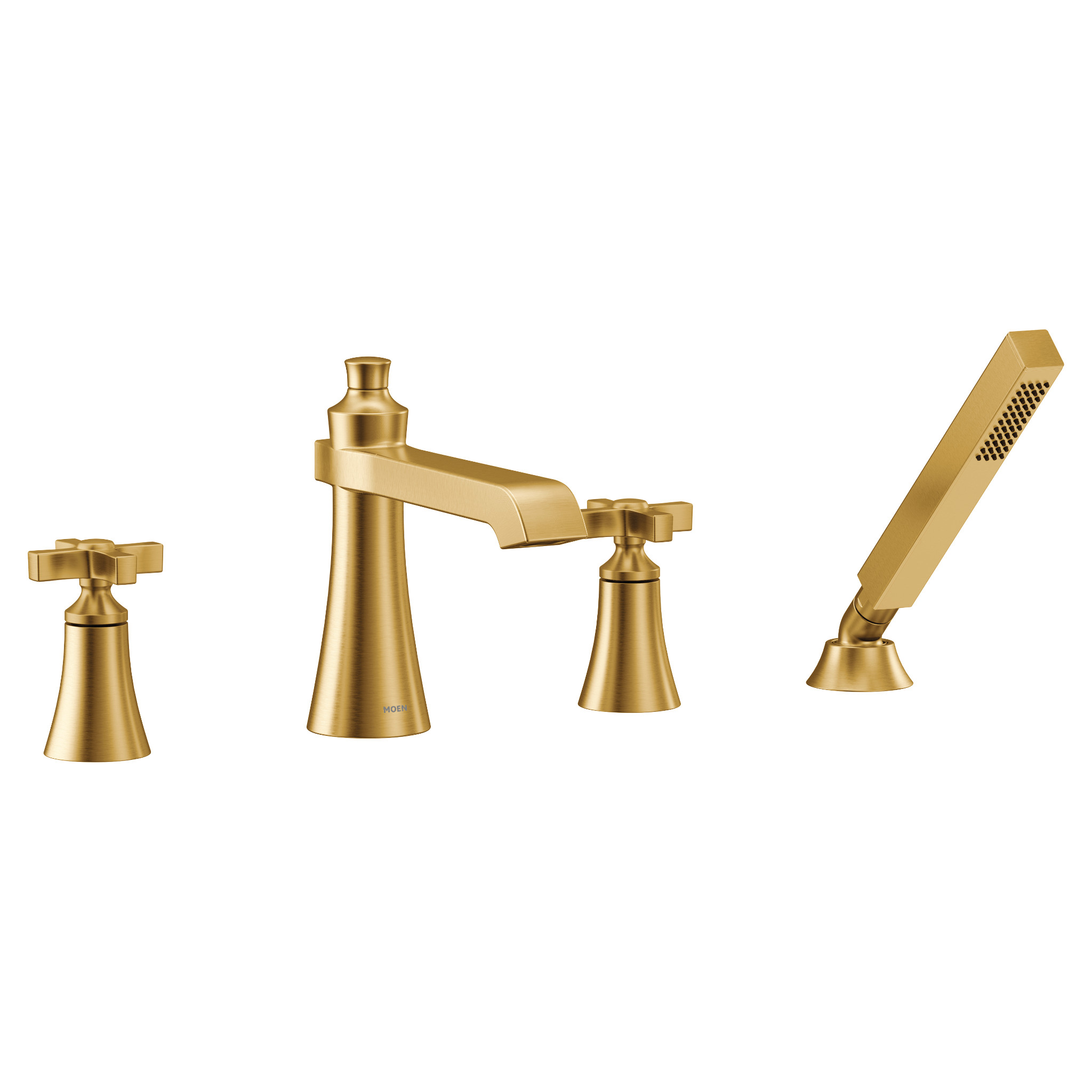 Flara Two-Handle High Arc Roman Tub Faucet - Image 7