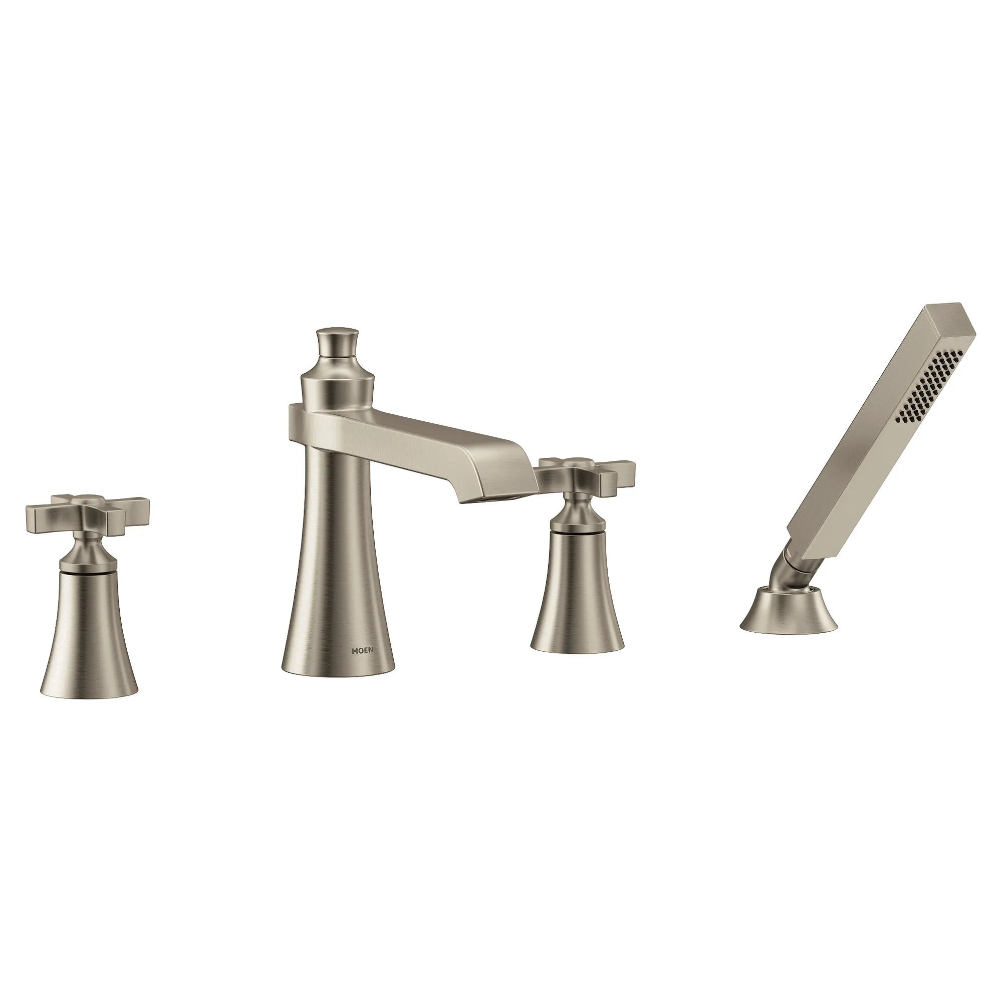 Flara Two-Handle High Arc Roman Tub Faucet - Image 6