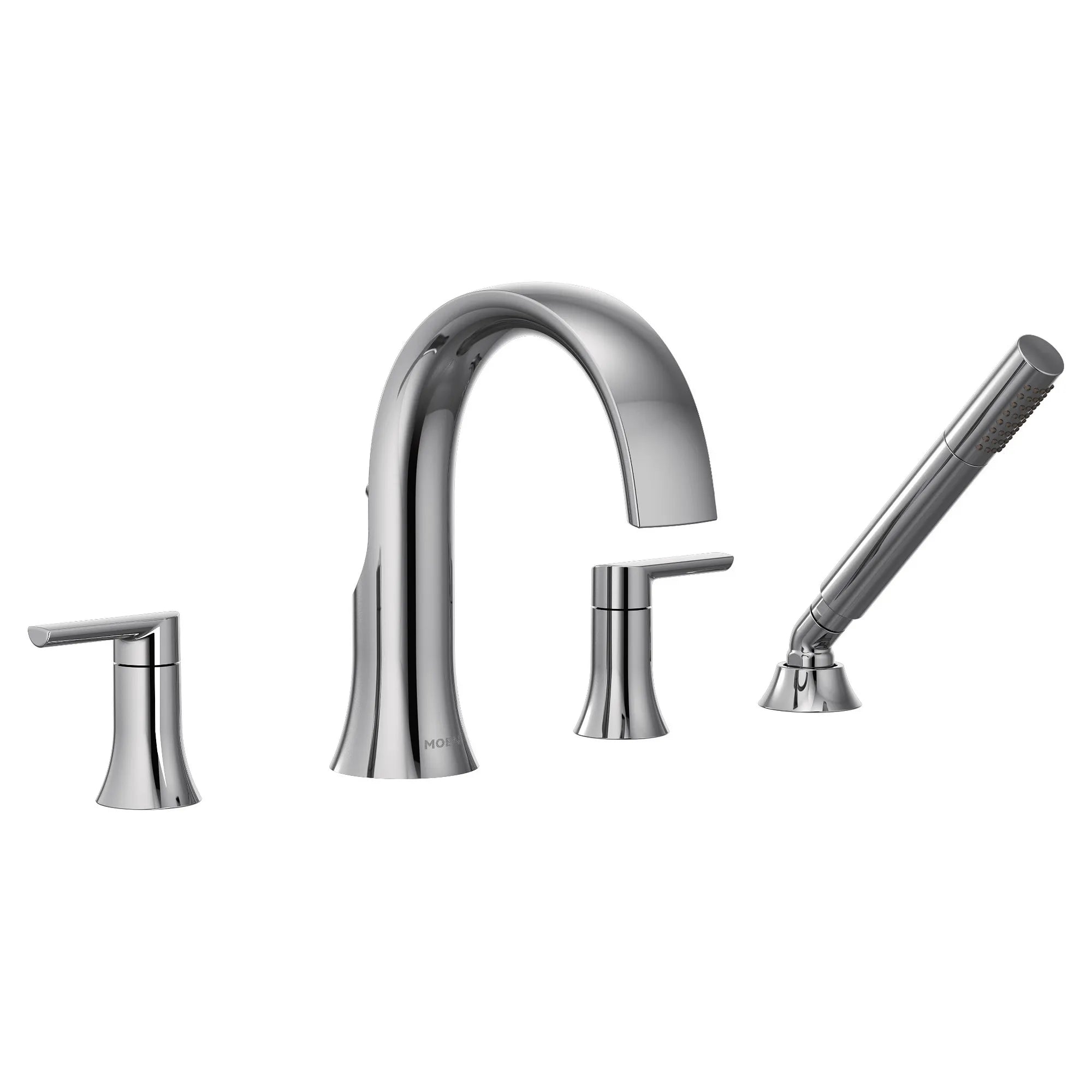 Doux Two-Handle Non-Diverter Roman Tub Faucet - Image 2